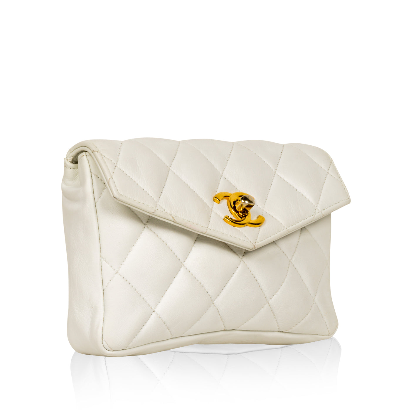 Chanel Vintage Bum Bag - White