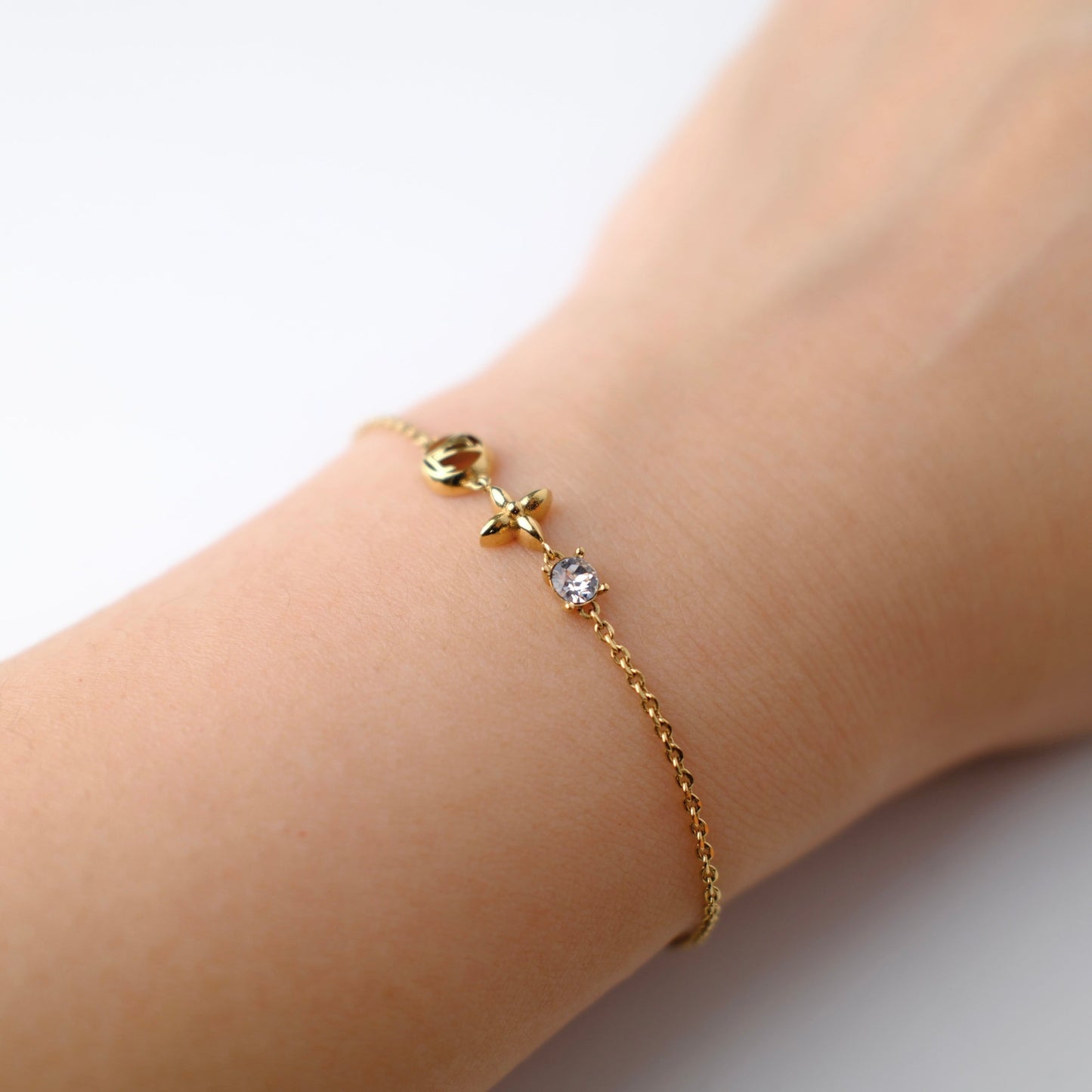 Louis Vuitton Petite Louis Bracelet Costume Jewellery