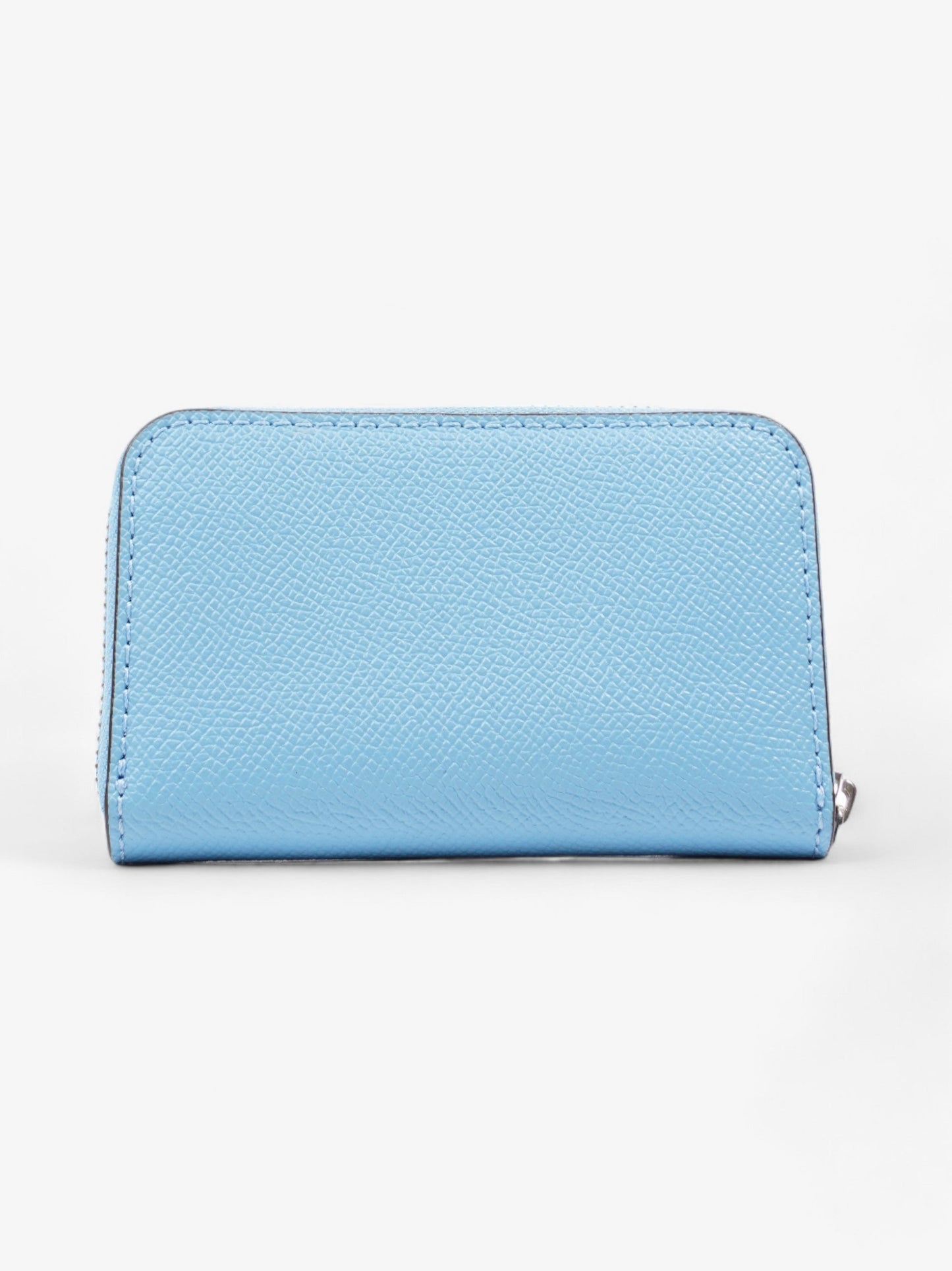 Coach Essential Zip Around Wallet Blue Leather