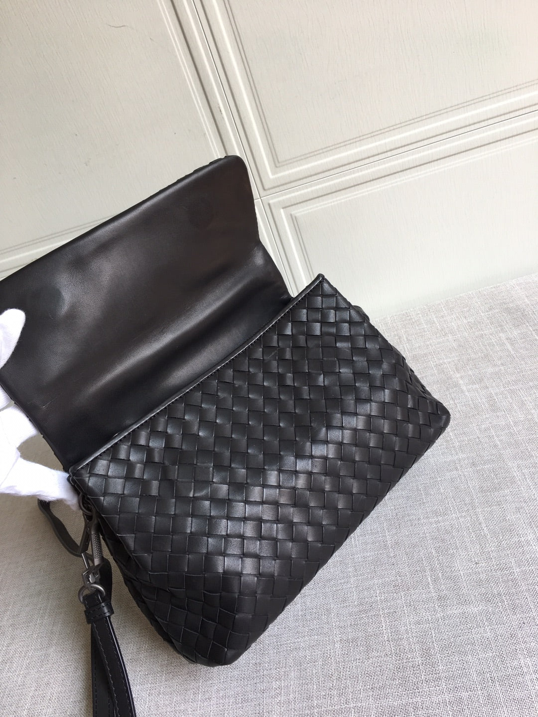 GLAMI Classic Intrecciato Black, For Women, WomenÃ¢â‚¬â„¢s Bags 8.9in/22.5cm