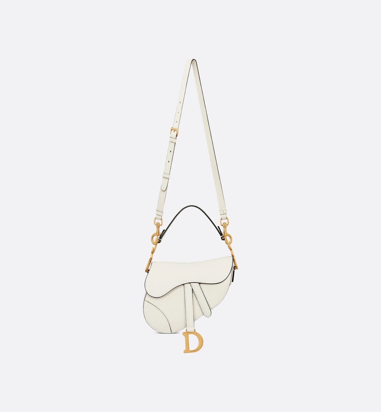 DIOR CALFSKIN LEATHER MINI SADDLE BAG WITH A STRAP