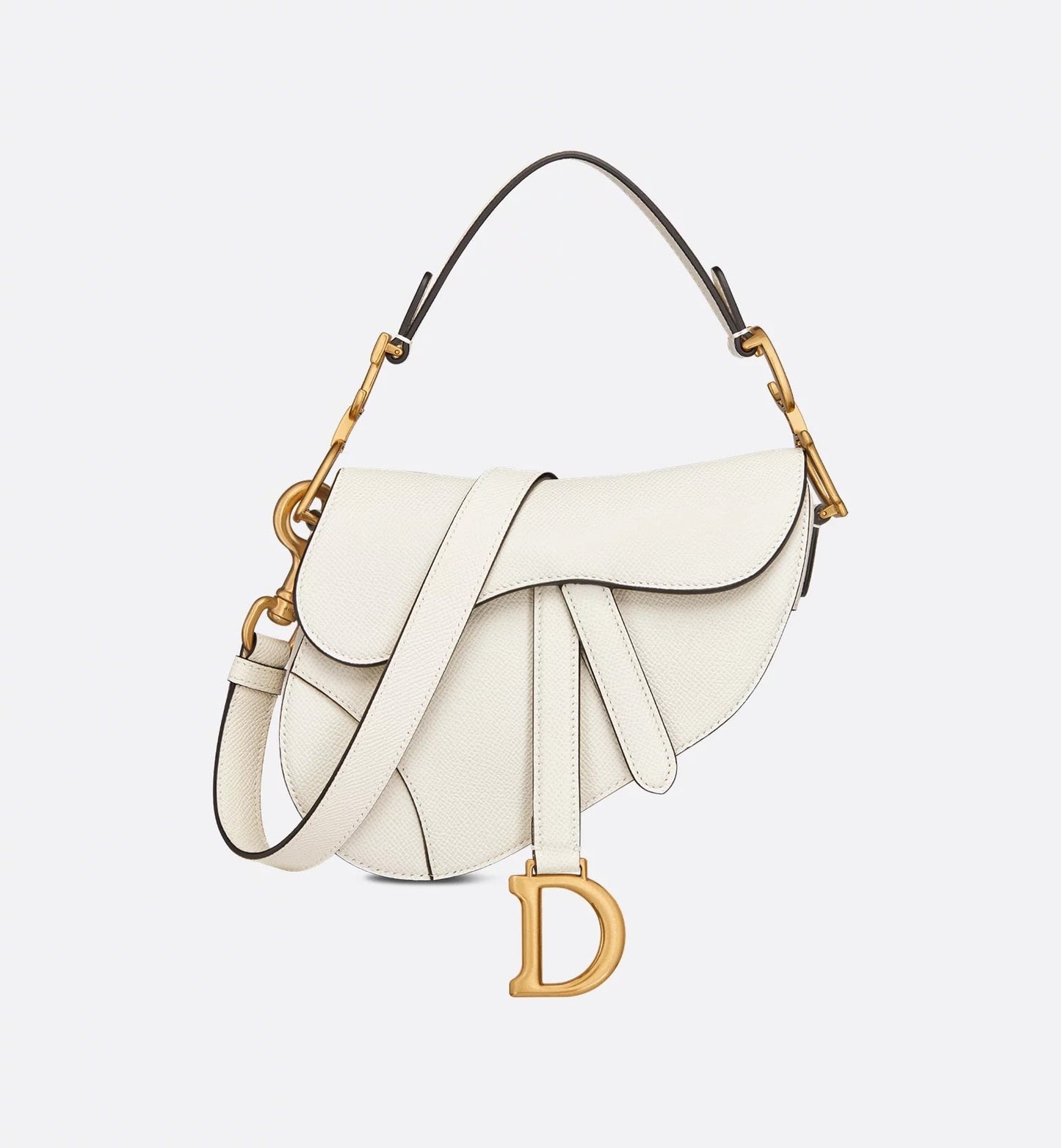 DIOR CALFSKIN LEATHER MINI SADDLE BAG WITH A STRAP