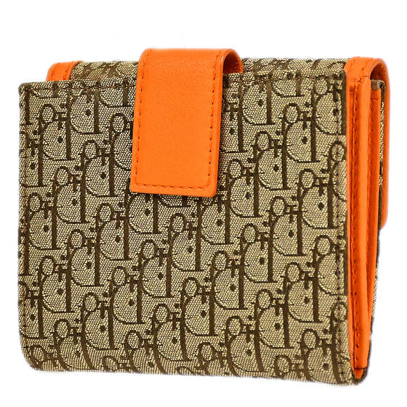 DIOR PORTEMONNAIE QUADRATISCH MONOGRAM COMPACT WALLET