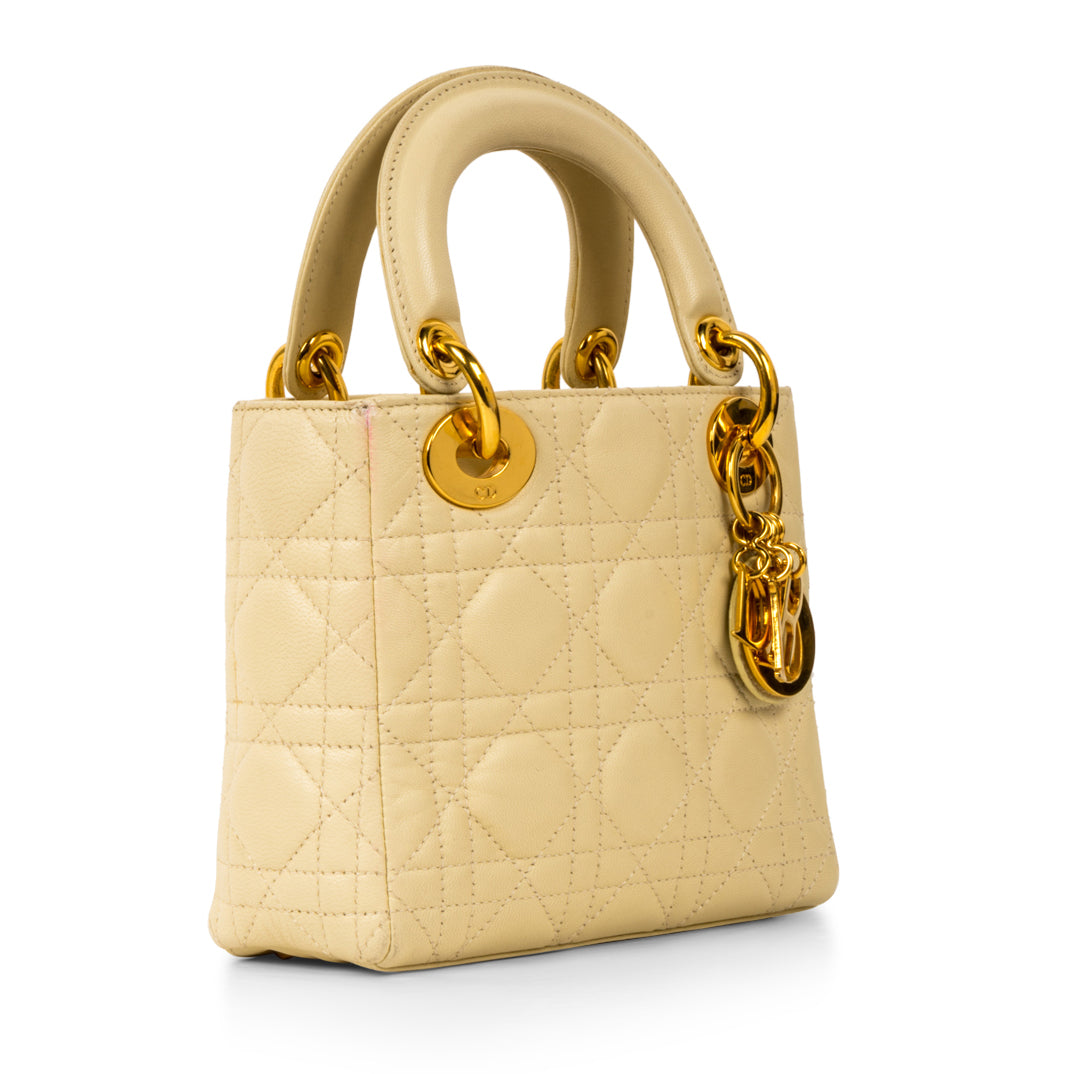 Christian Dior Lady Dior Micro - Lambskin