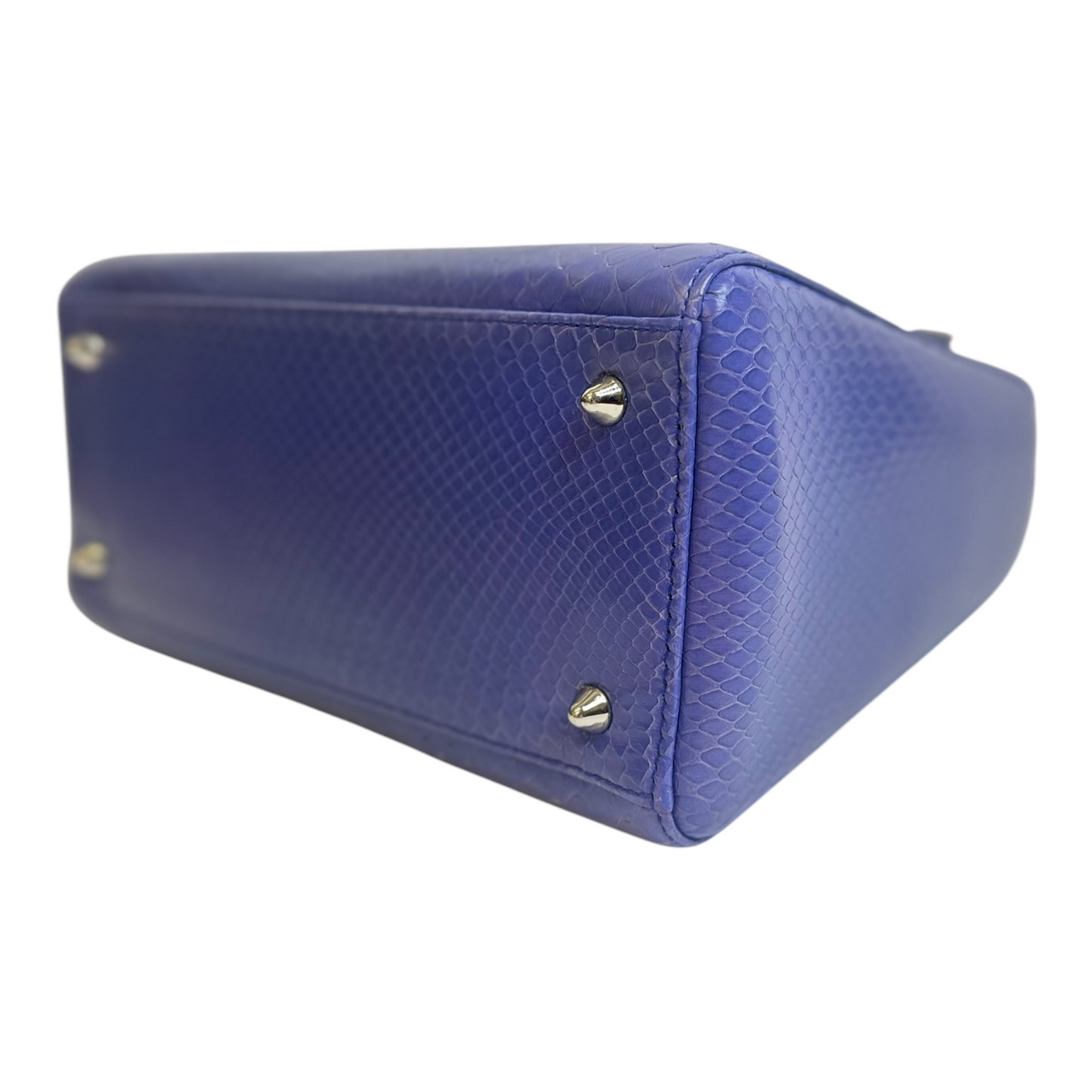 Christian Dior Snakeskin Medium Lady Dior Lavender