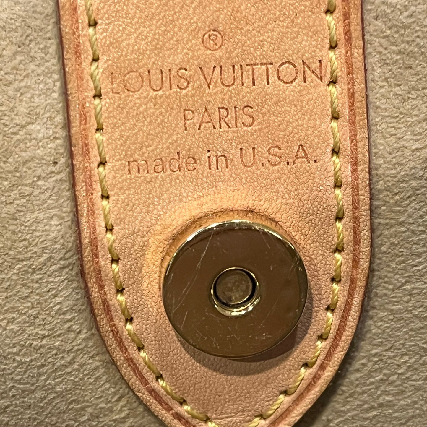 LOUIS VUITTON Monogram Canvas Galliera PM Bag