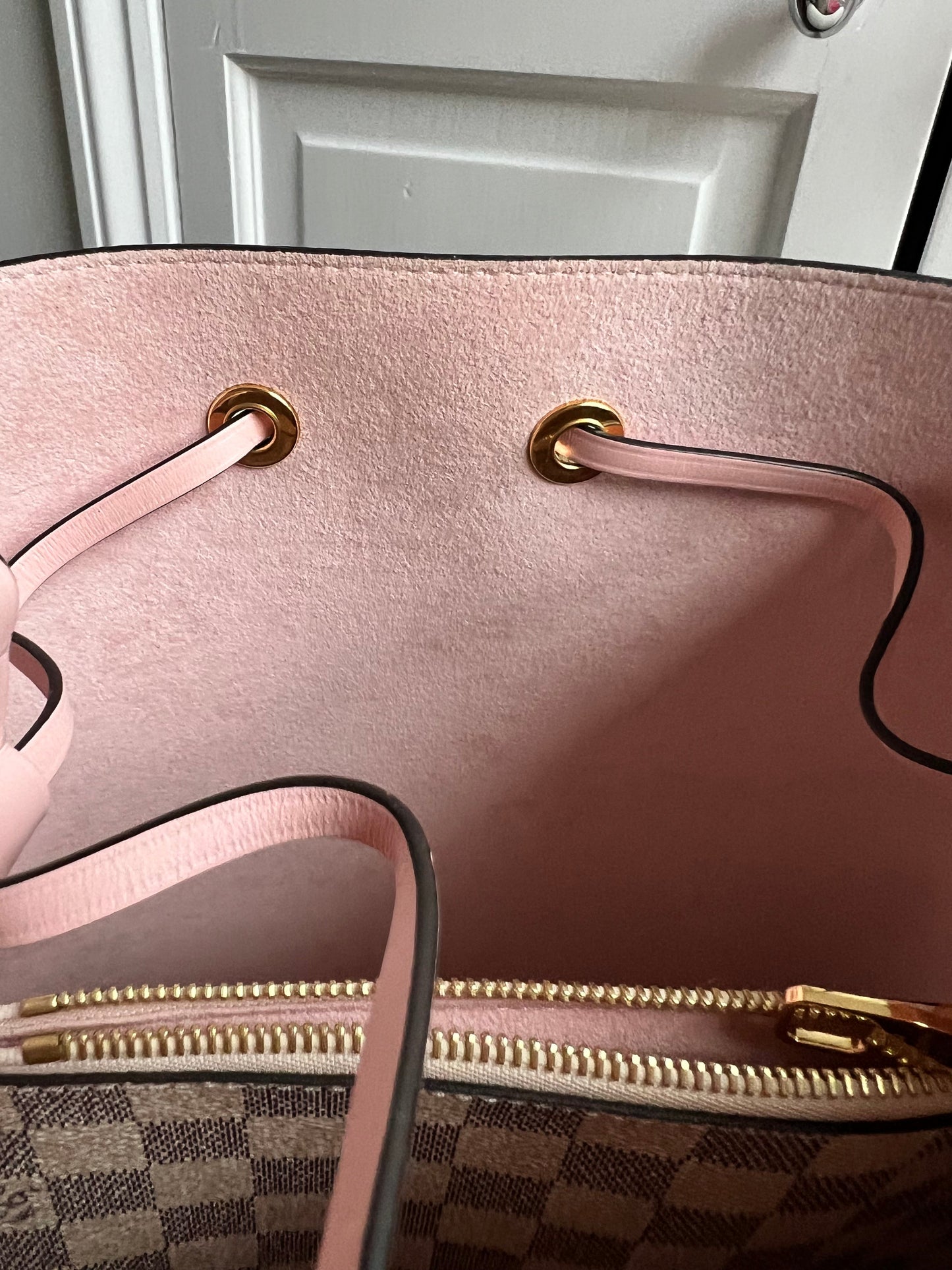 Louis Vuitton Neo Noe Damier Azur Rose Poudre (RRP £1,610)