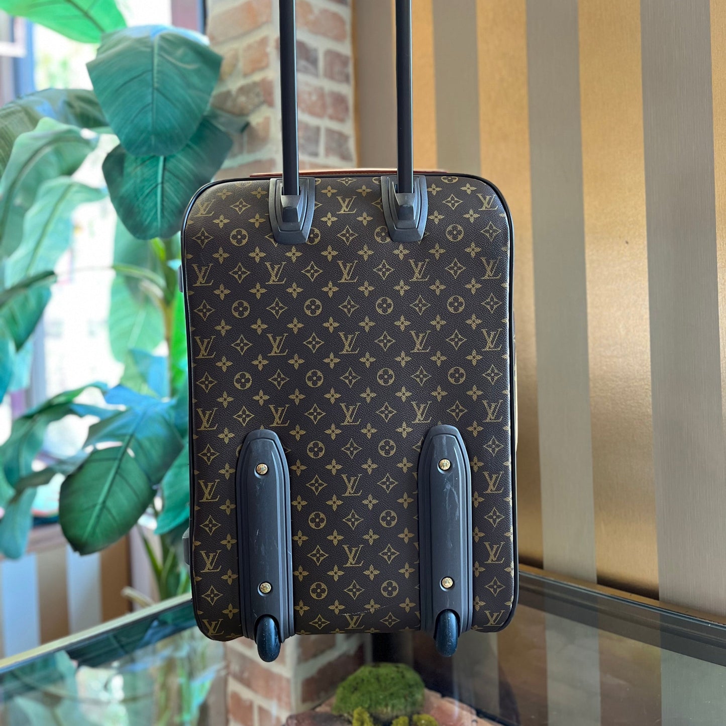 LOUIS VUITTON Pegase 60 Monogram Canvas Rolling Luggage