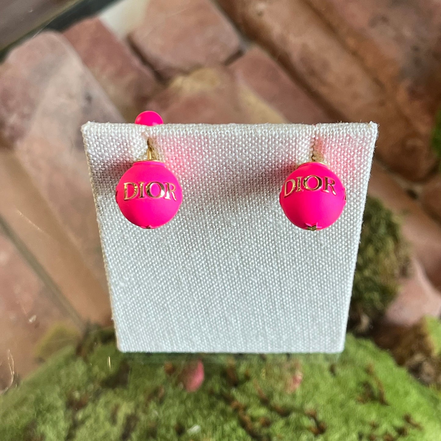 DIOR Tribales Pink Star Earrings