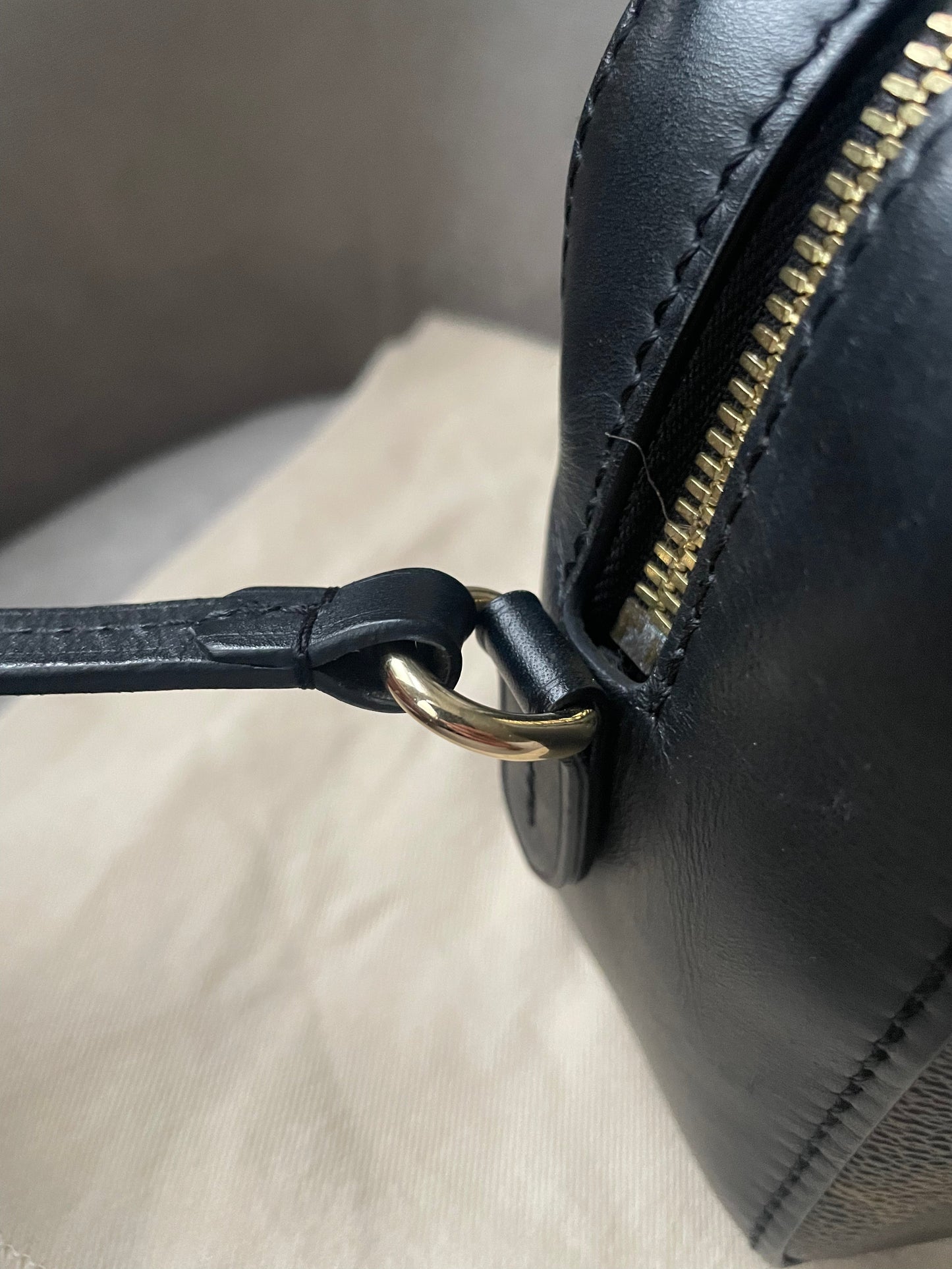 Louis Vuitton Saintonge Black and Monogram