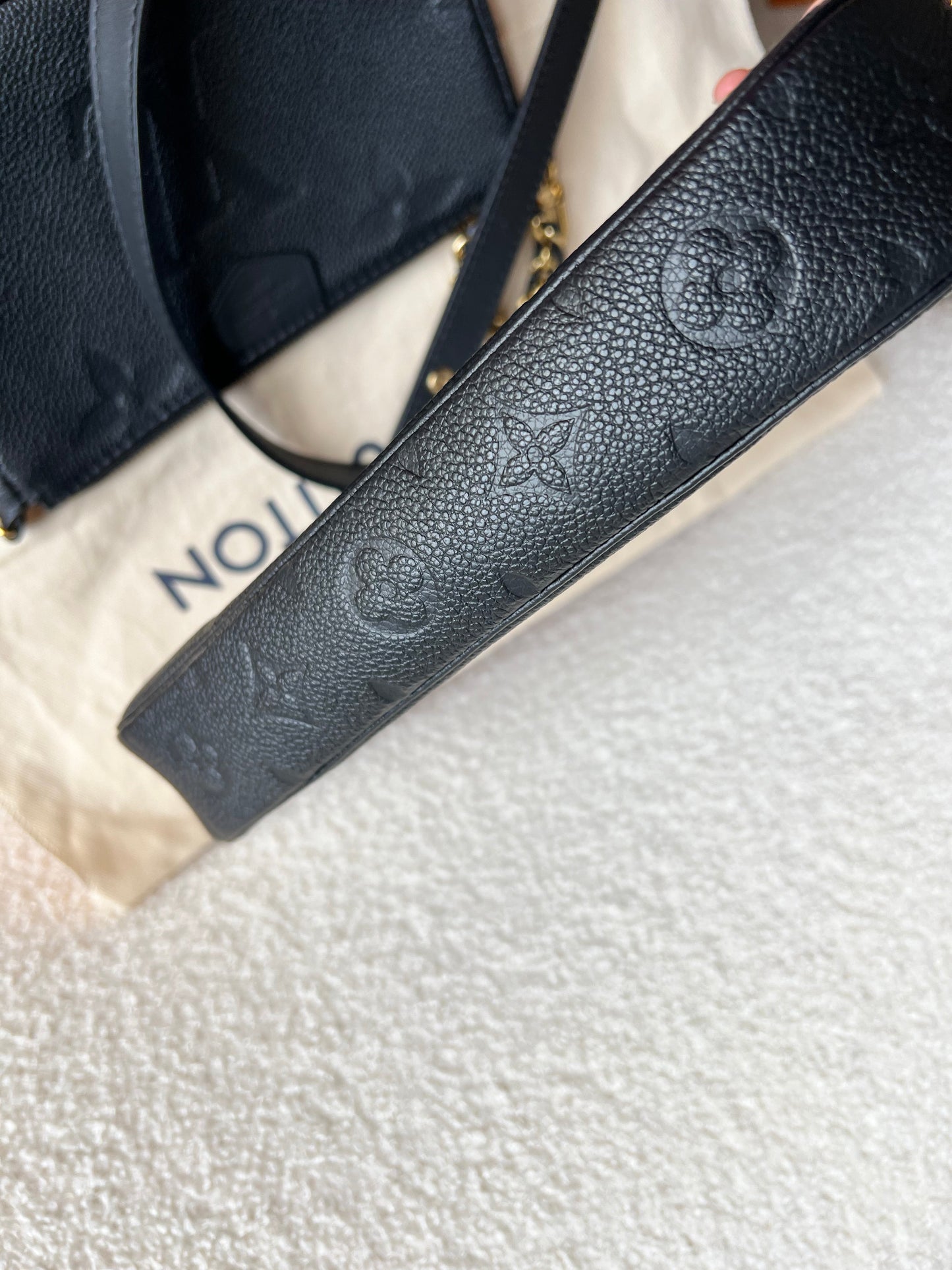 Louis Vuitton Multi Pochette Accessoires Black Empreinte (RRP £2140)