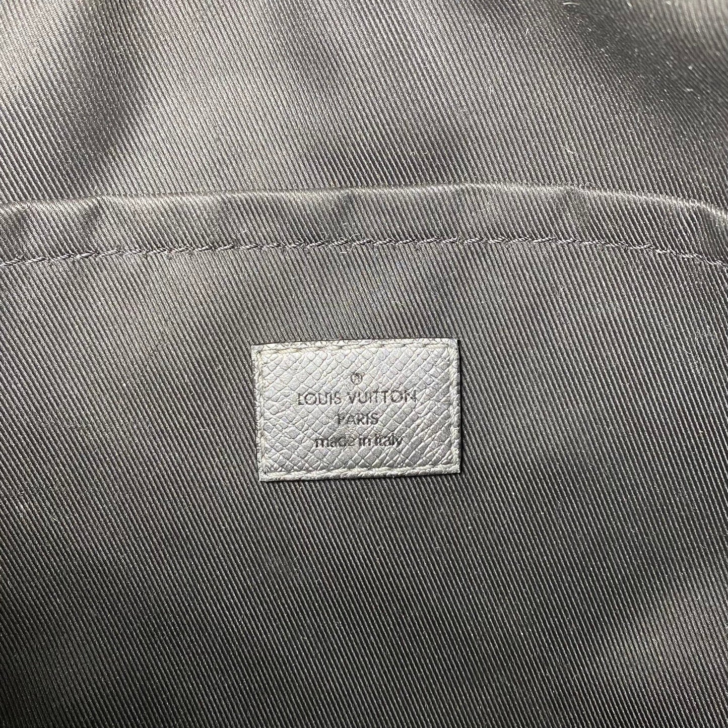 LOUIS VUITTON Outdoor Messenger Silver Taiga-OUTLET FINAL SALE