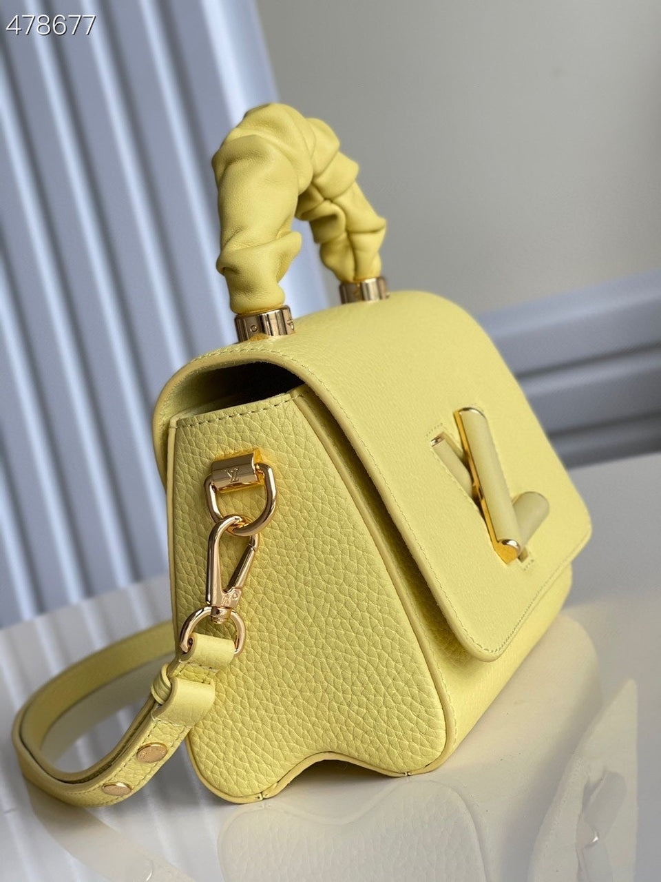LV Twist PM Ginger Yellow For Women, WomenÃ¢â‚¬â„¢s Handbags, Shoulder And Crossbody Bags 7.1in/18cm LV M58571