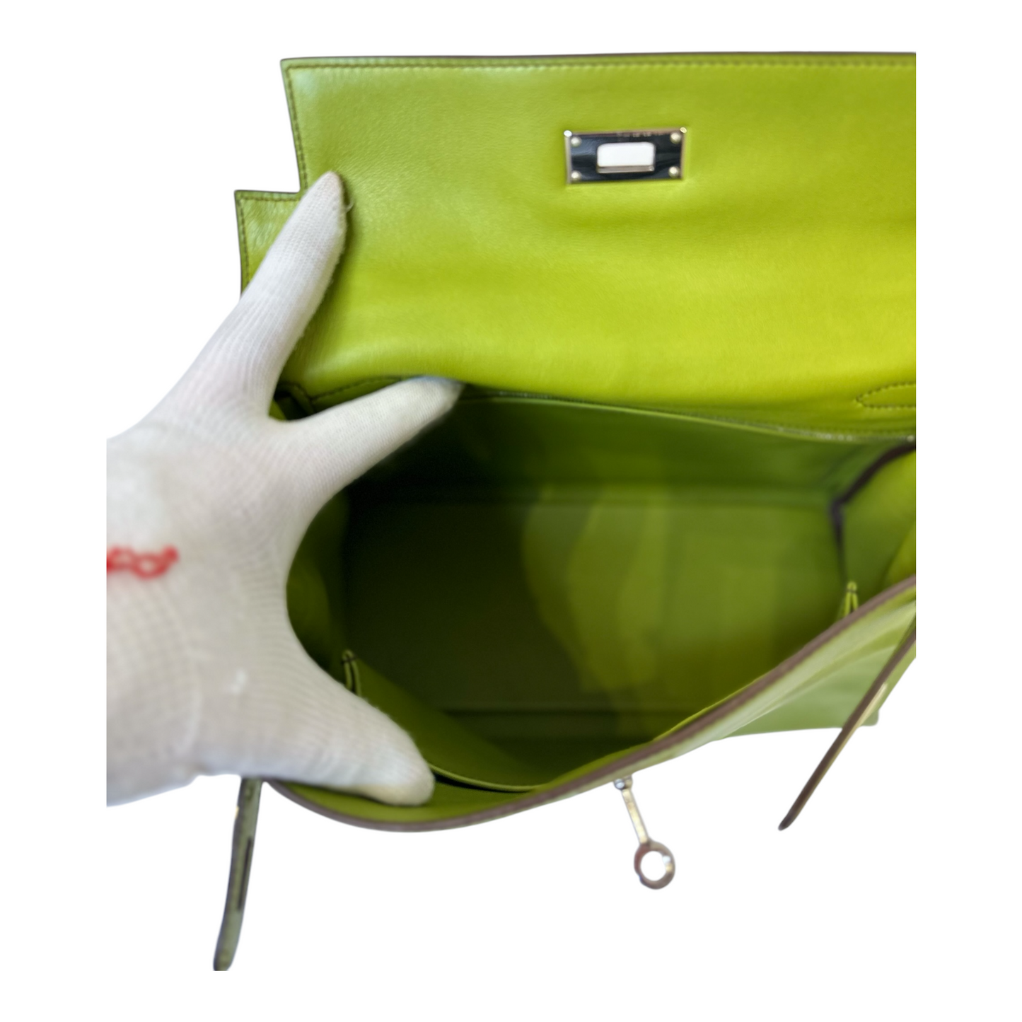 Hermes Kelly 28 Swift Vert Anis