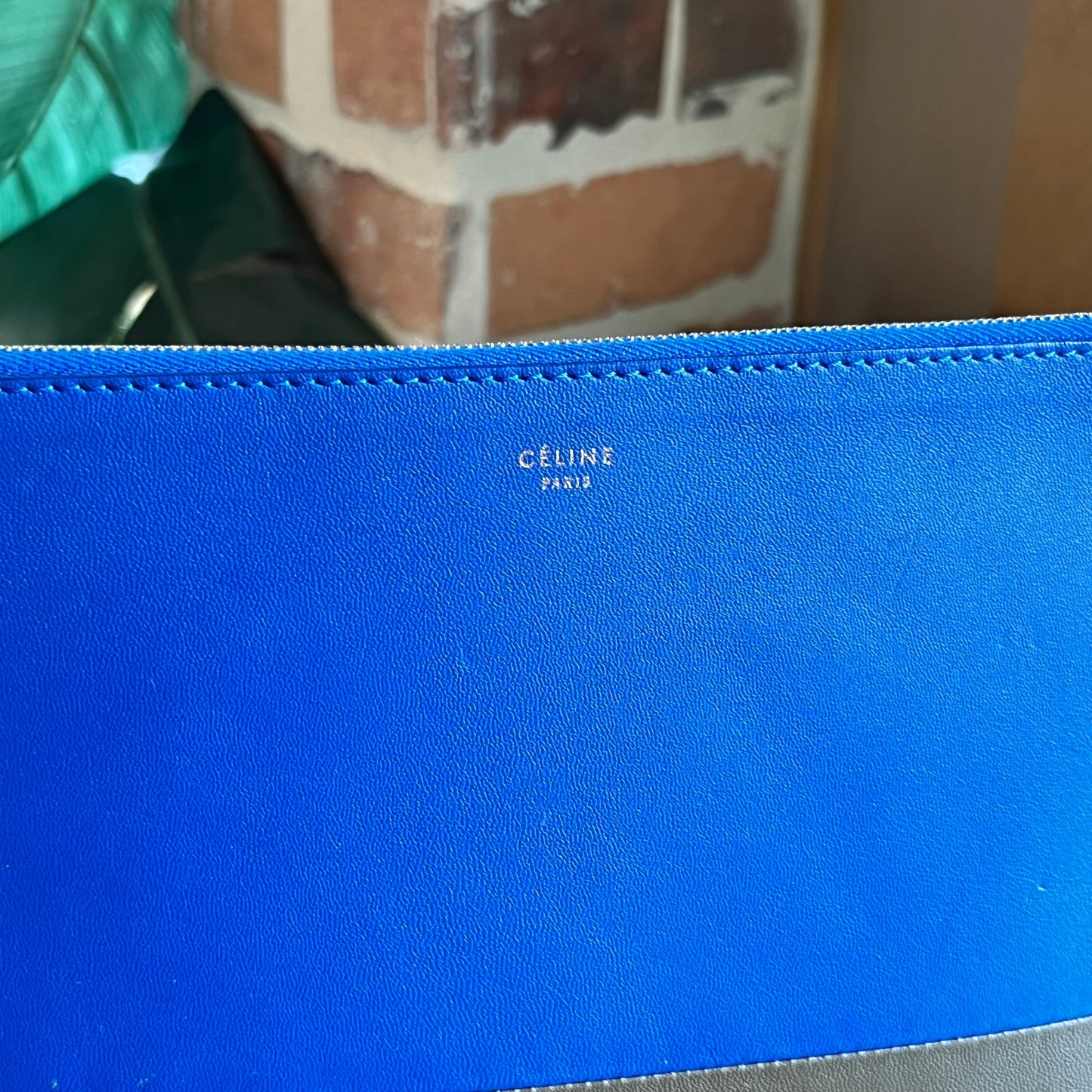 CELINE Solo Lambskin Clutch