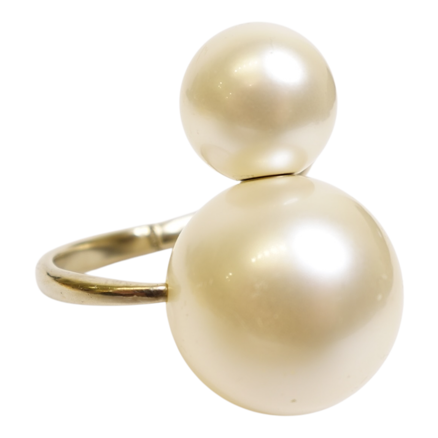 Chanel Double Pearl Cuff Bracelet