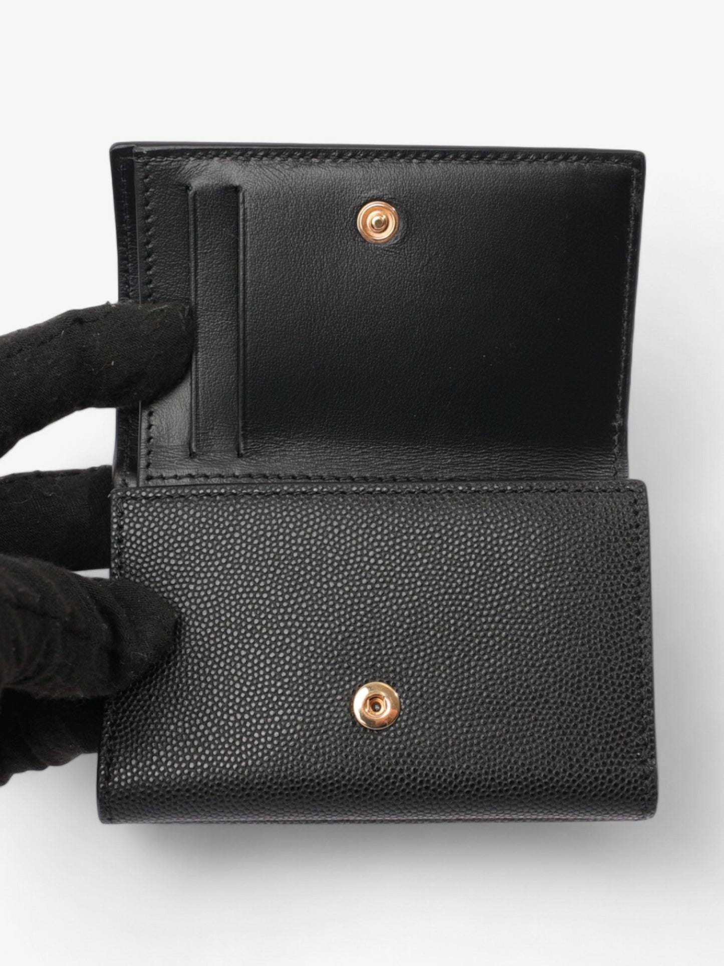 Burberry Lark TB Wallet Black Leather