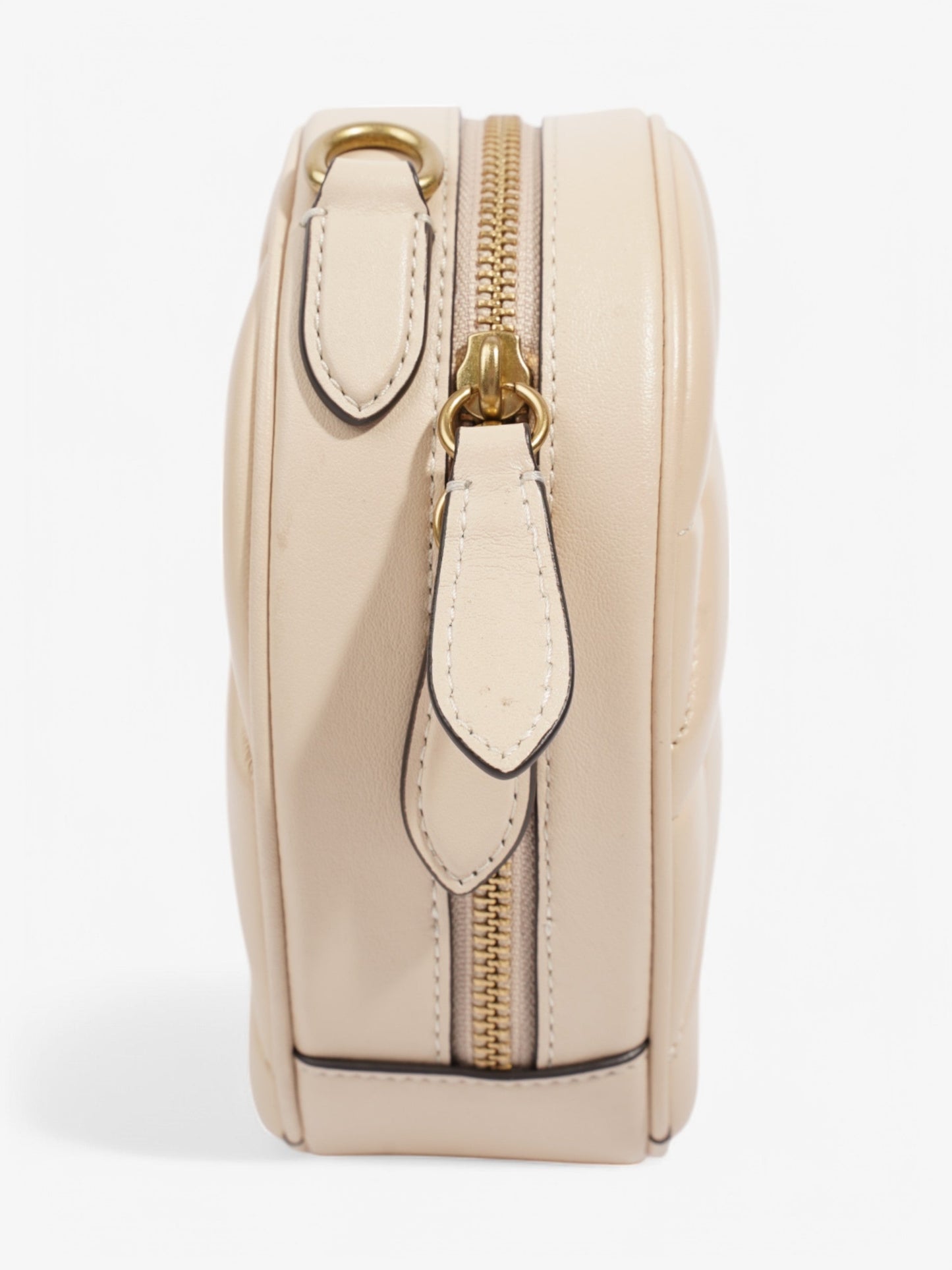 Coach Heart Bag Ivory Leather
