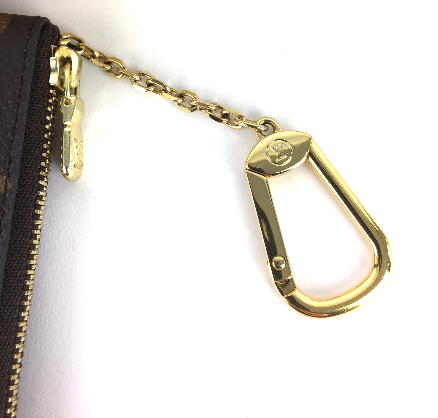 Louis Vuitto Key Monogram Canvas Pouch
