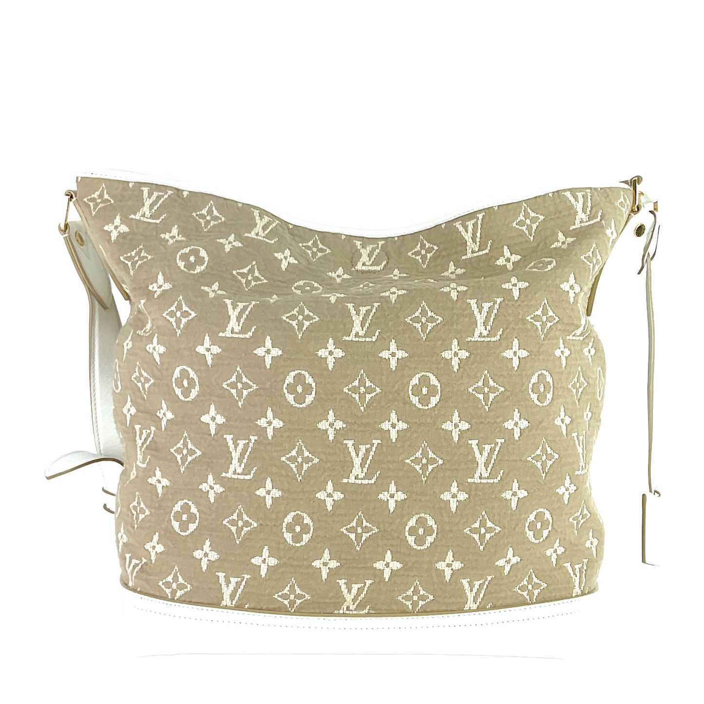 Louis Vuitto Sabbia Besace Blanc Monogram Canvas Limited Edition Bag
