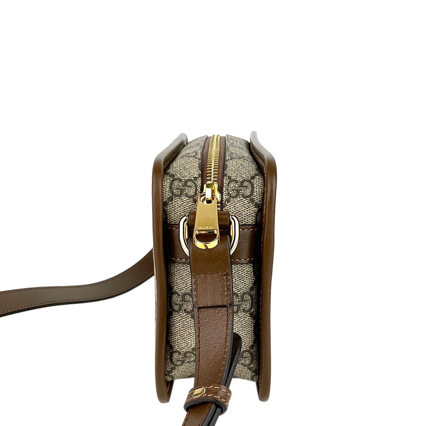 Gucci â€˜Mini Bag with Interlocking Gâ€™ Monogram Canvas Bag