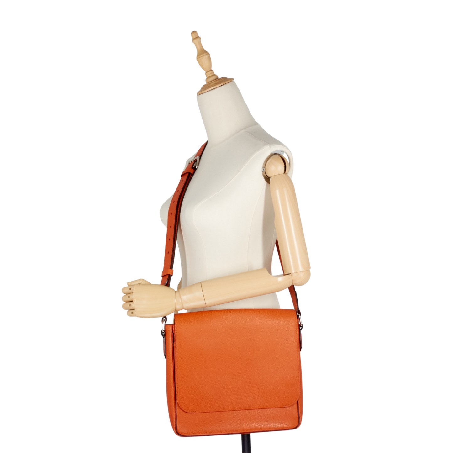 Louis Vuitto Roman PM NM Taiga Leather Messenger Bag