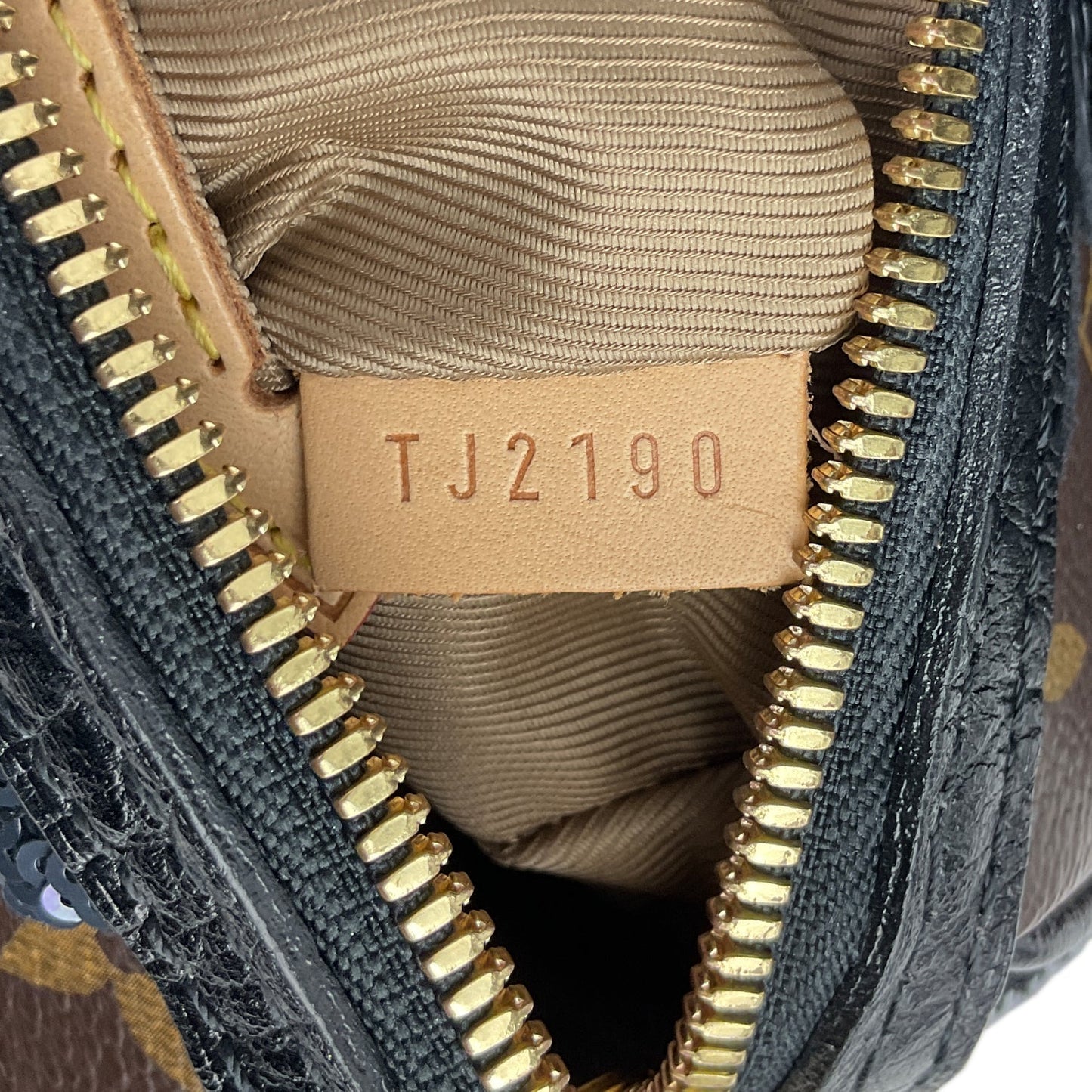 Louis Vuitto Carrousel Fleur de Jais Monogram Canvas Bag