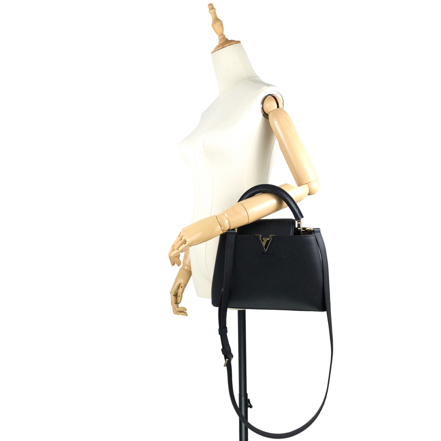 Louis Vuitto Capucines BB Taurillon Cowhide Leather Bag