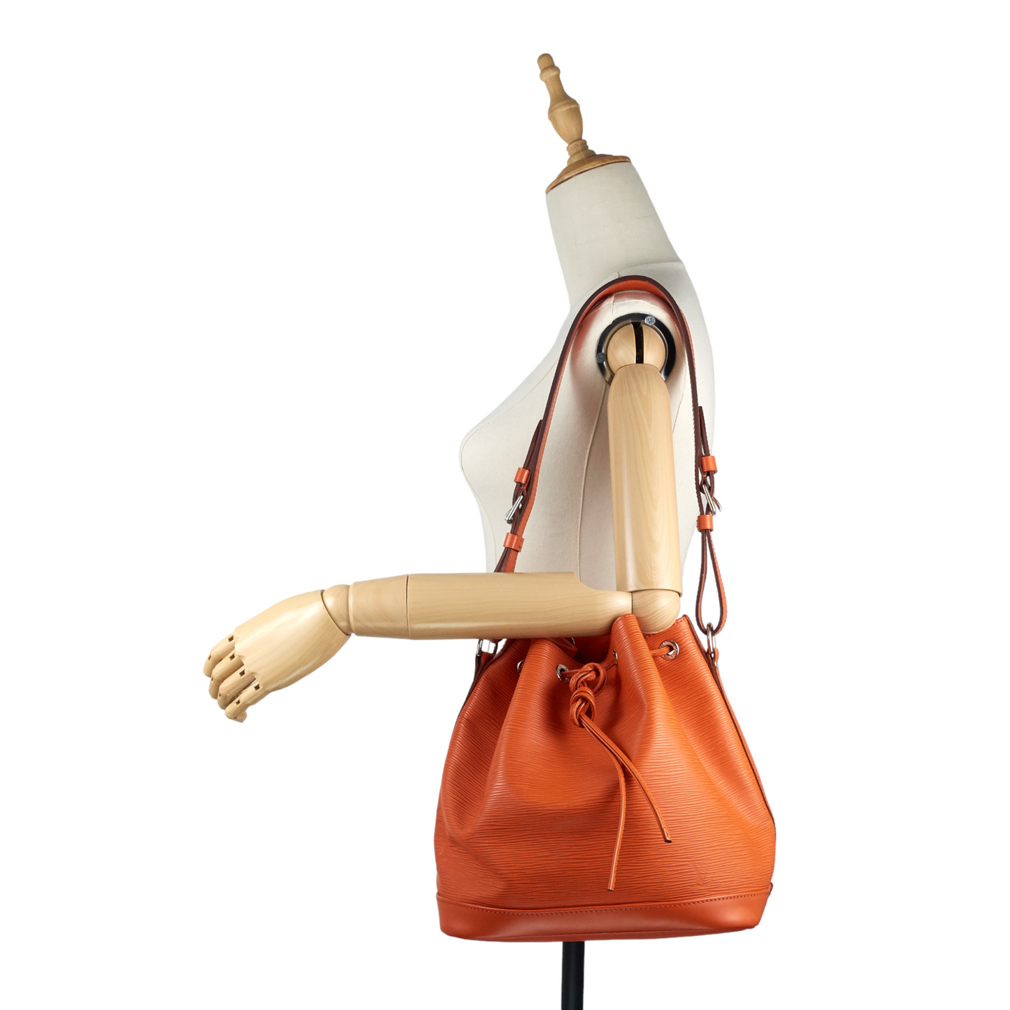 Louis Vuitto NoÃ© Large Orange Epi Leather Bag