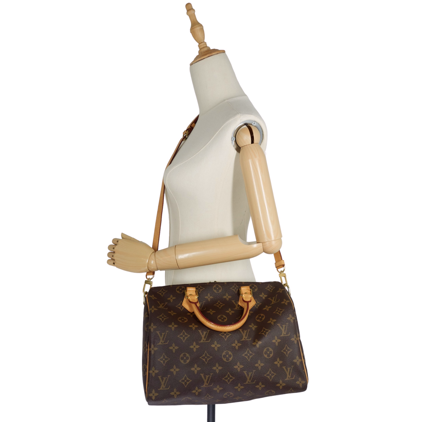 Louis Vuitto Speedy BandouliÃ¨re 30 Monogram Canvas Bag