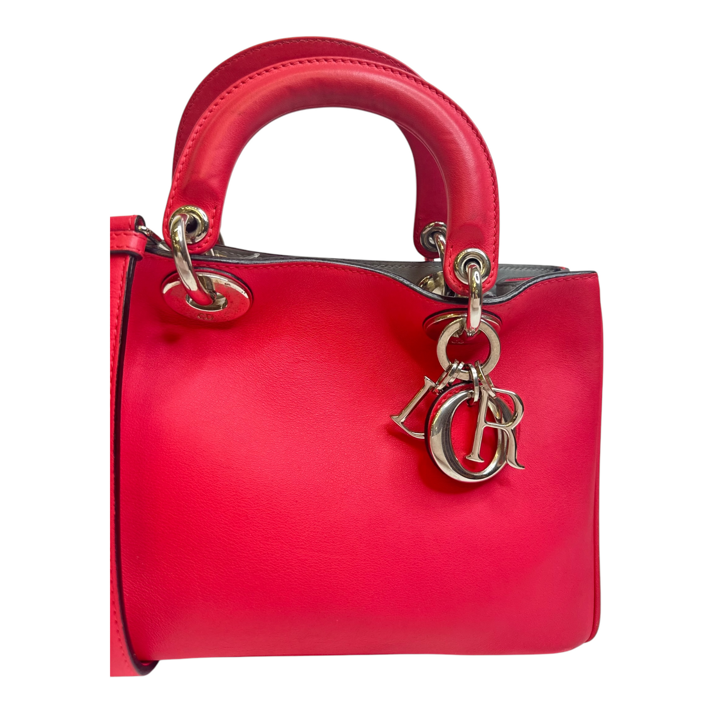 Christian Dior Fuchsia Leather Mini Diorissimo Tote