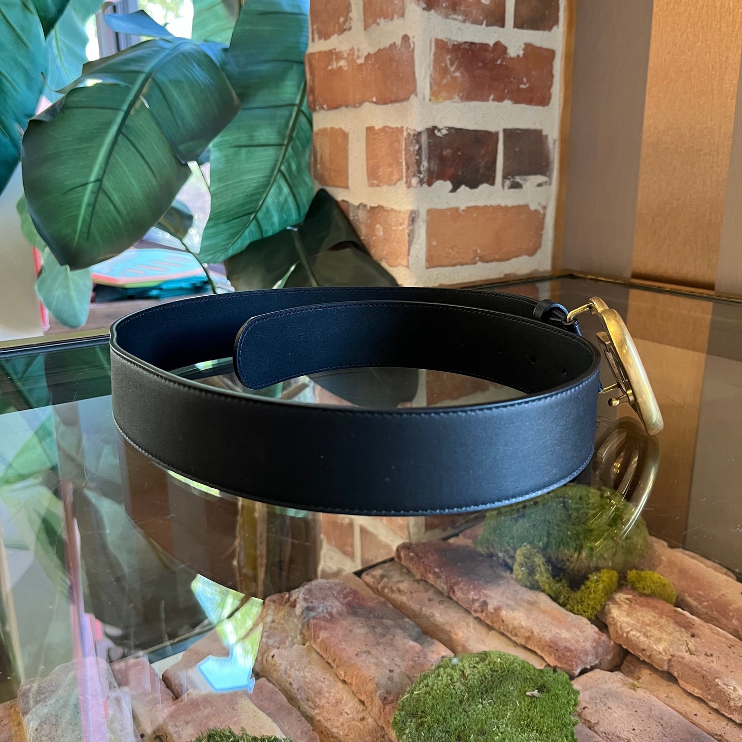 GUCCI GG Marmont Black Belt 80-32
