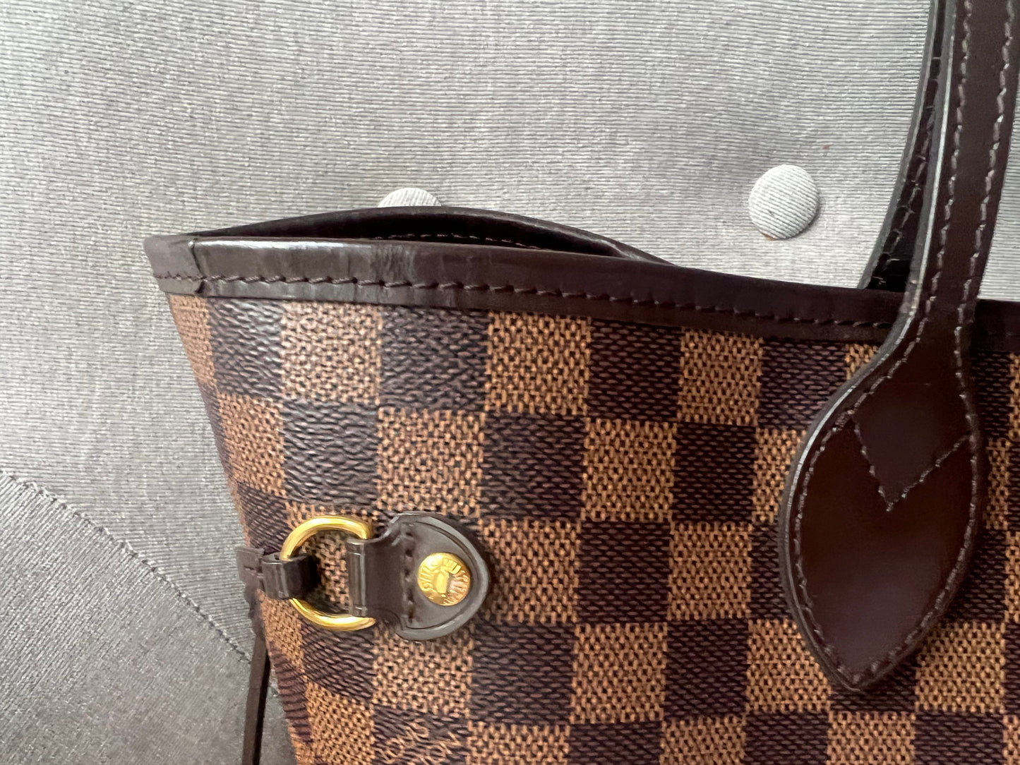 Louis Vuitton Neverfull MM Damier Ebene Cherry Interior (RRP £1,410)