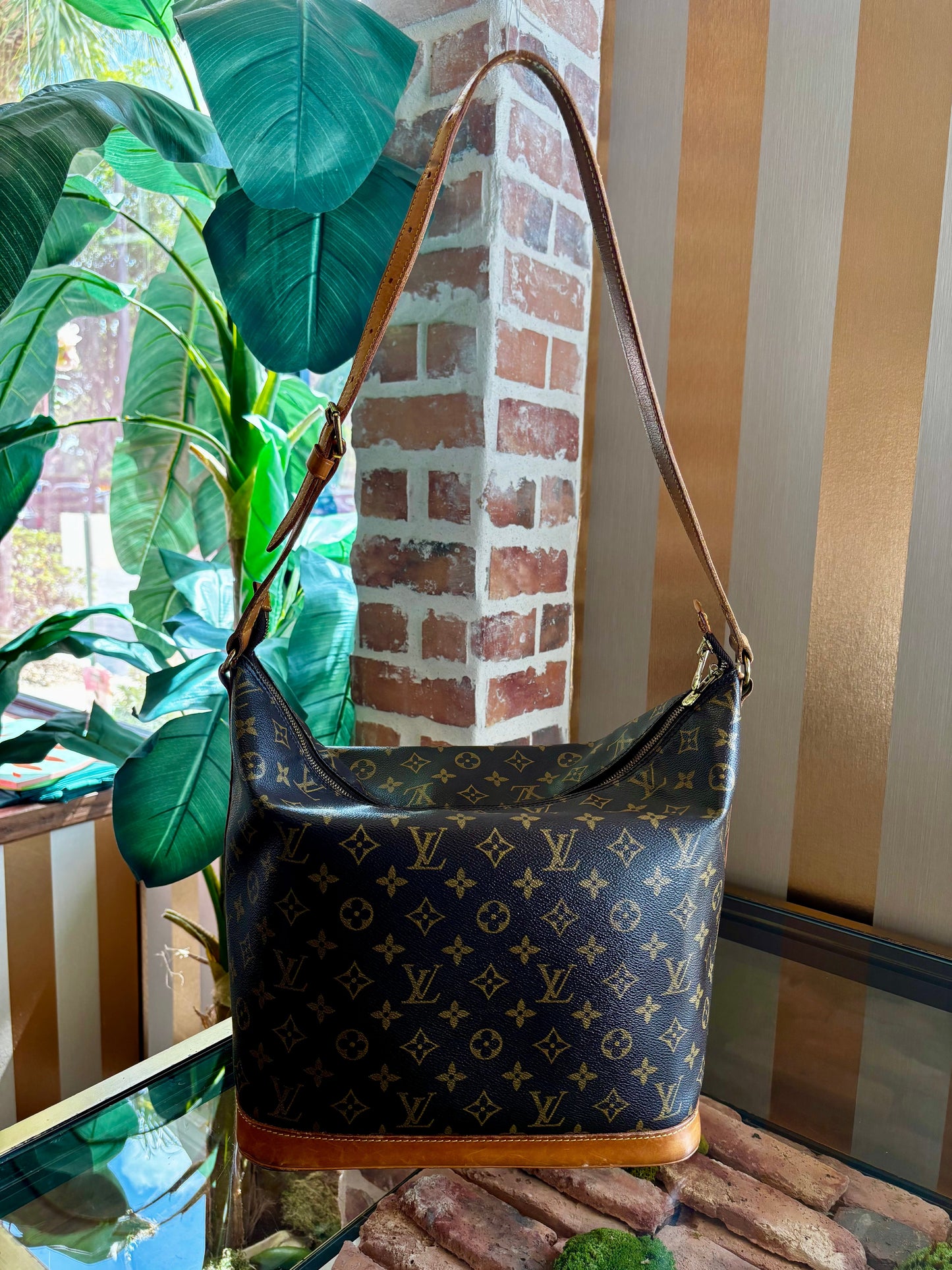 LOUIS VUITTON Monogram Amfar X Sharon Stone Shoulder Bag
