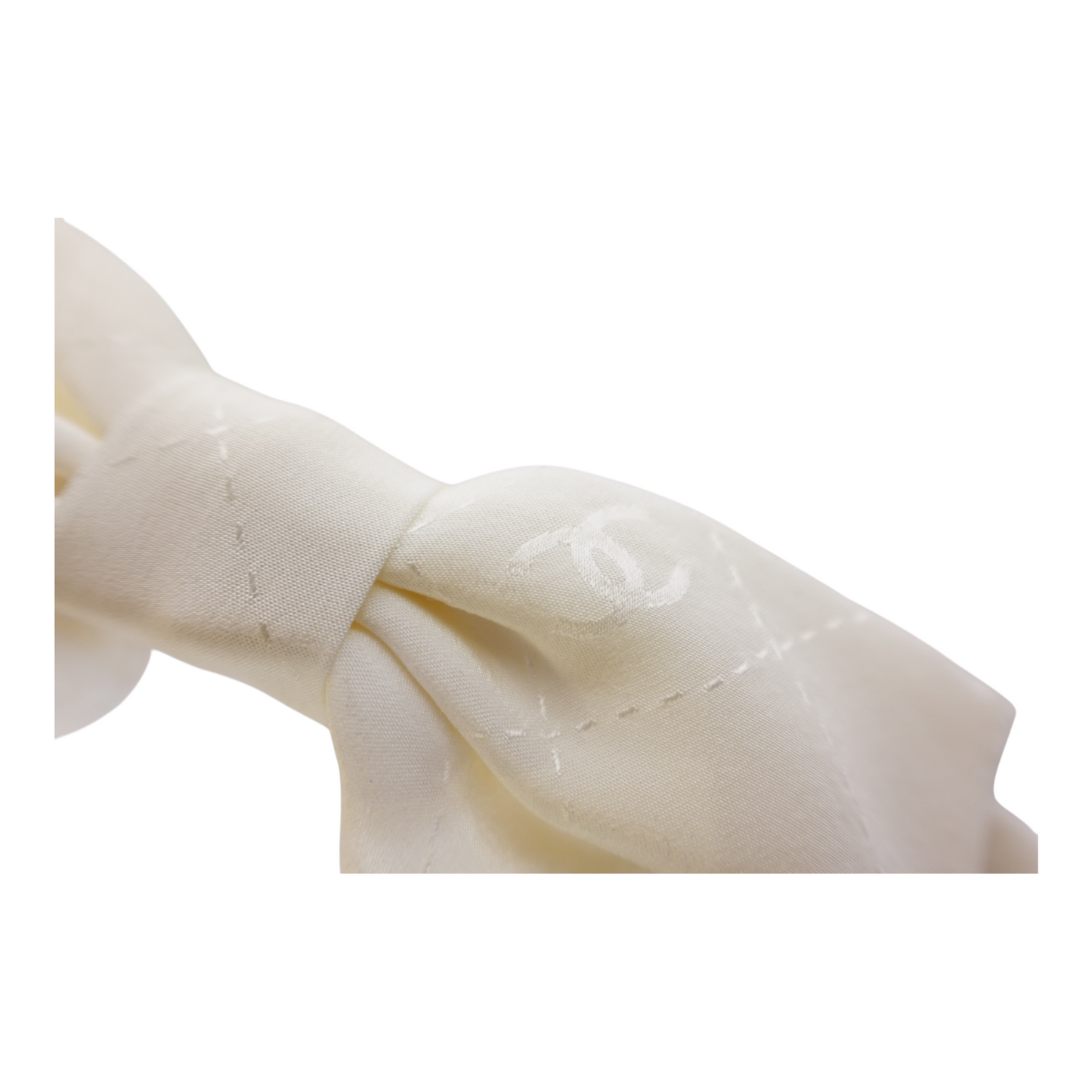 Chanel Silk Bow Barrette