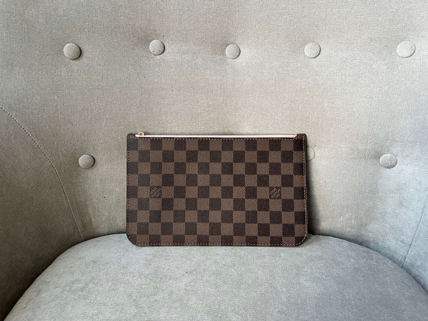 Louis Vuitton Pouch (from Neverfull MM) in Damier Ebene
