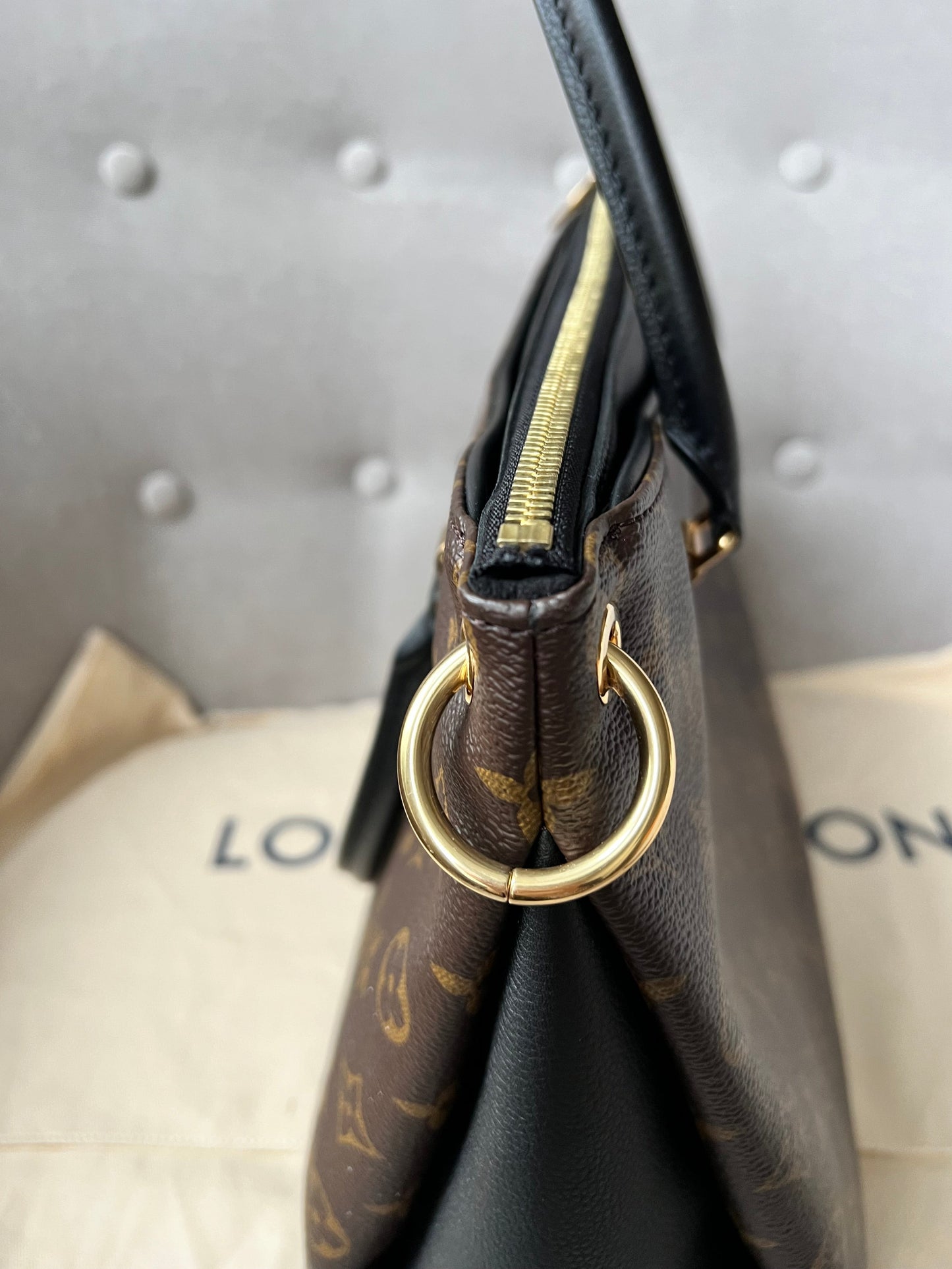 Louis Vuitton Pallas Tote in Monogram and Black (RRP £1960)
