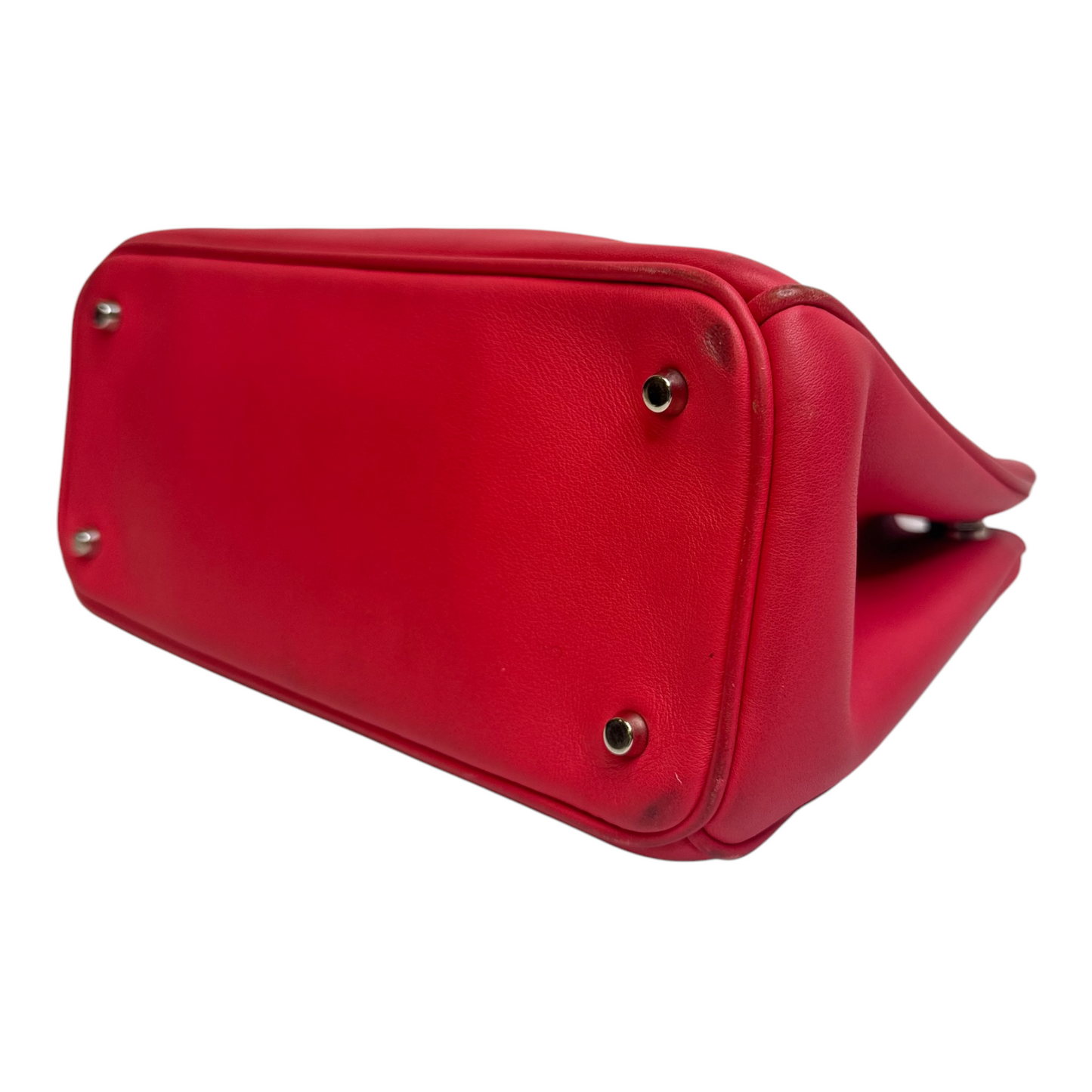 Christian Dior Fuchsia Leather Mini Diorissimo Tote