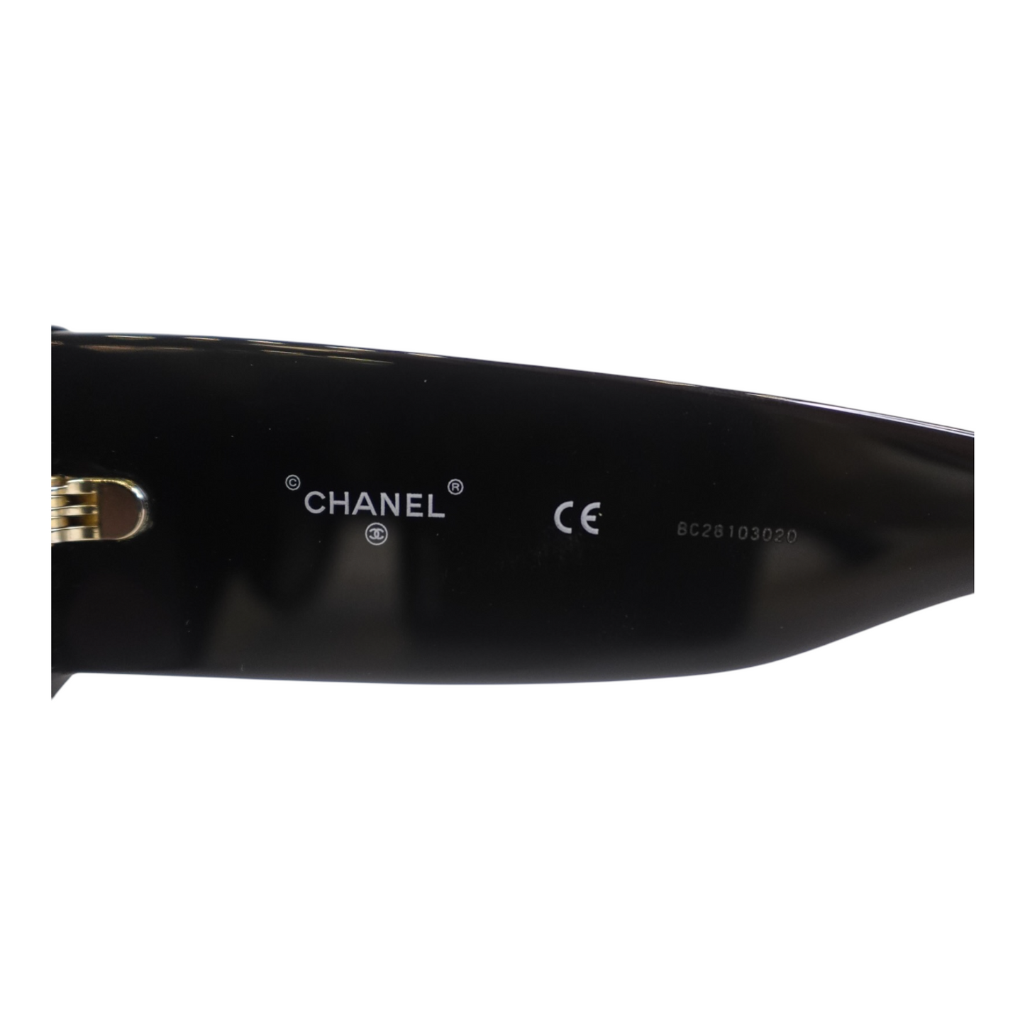 Chanel Black Quilted CC Sunglasses