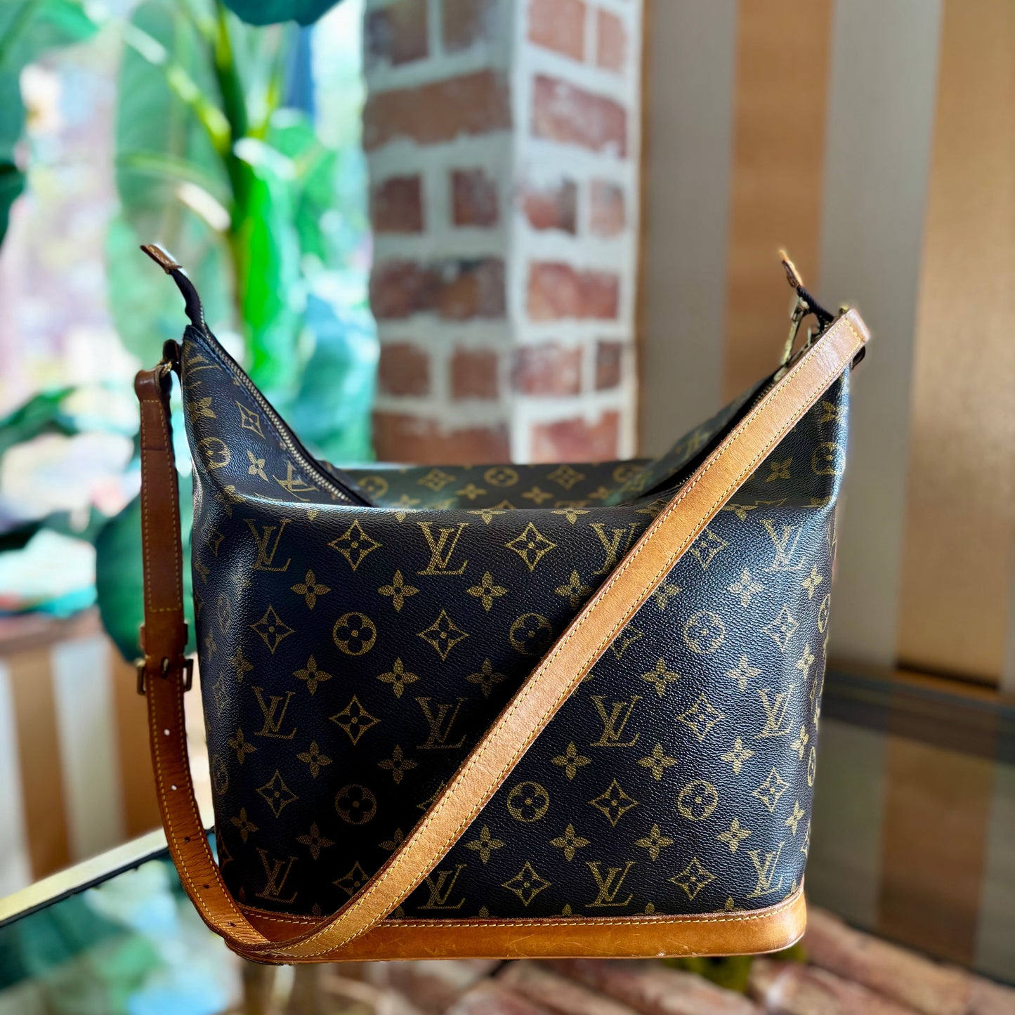 LOUIS VUITTON Monogram Amfar X Sharon Stone Shoulder Bag