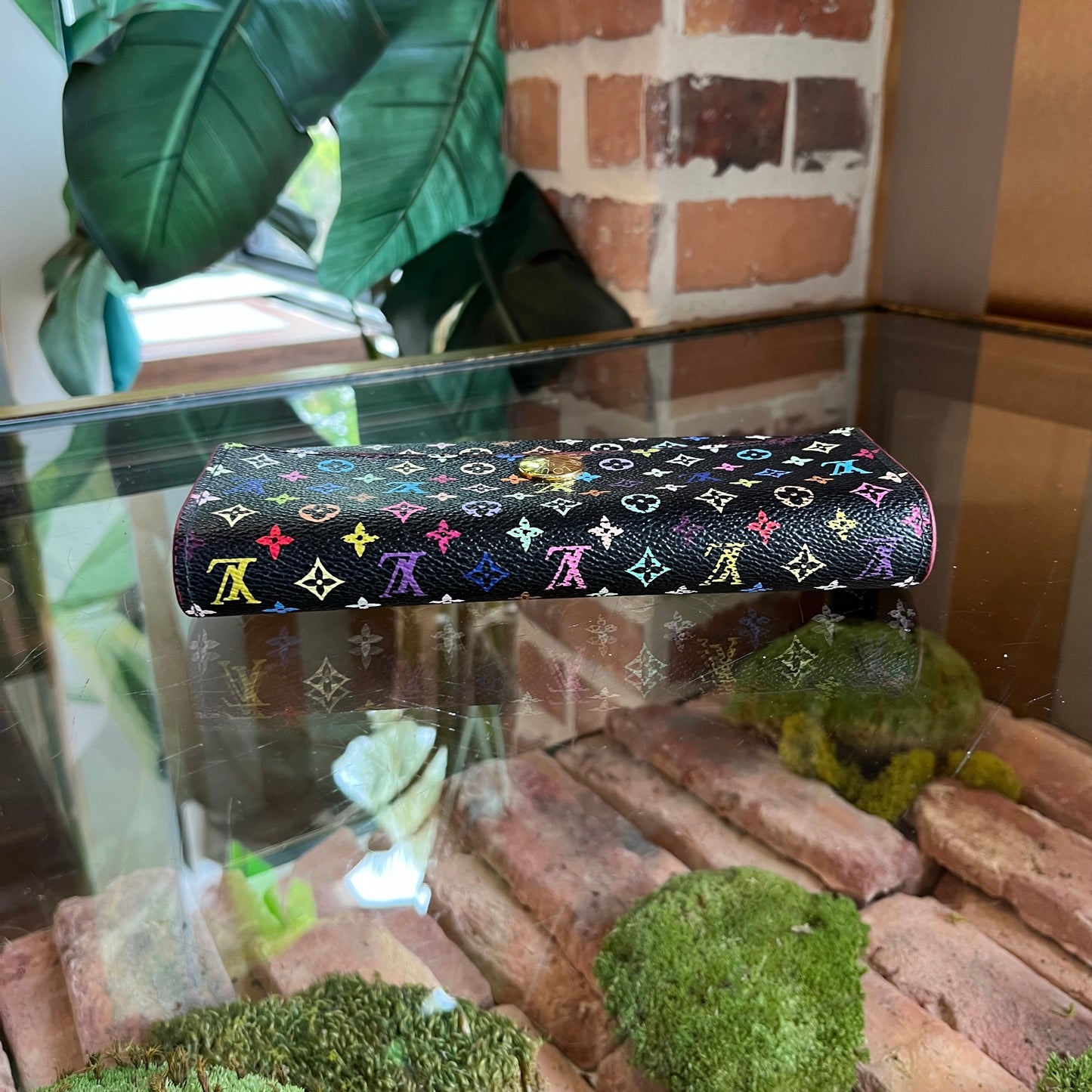 LOUIS VUITTON Murakami Sarah Multicolor Wallet