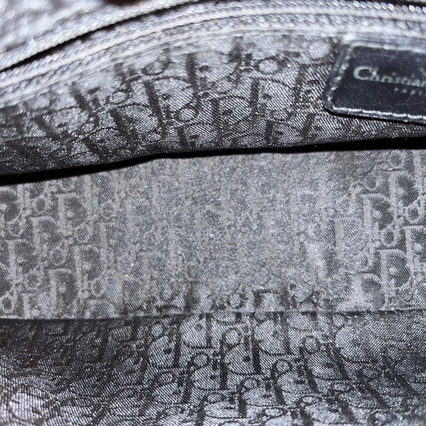 CHSITIAN DIOR Hardcore Coated Canvas Shoulder Bag