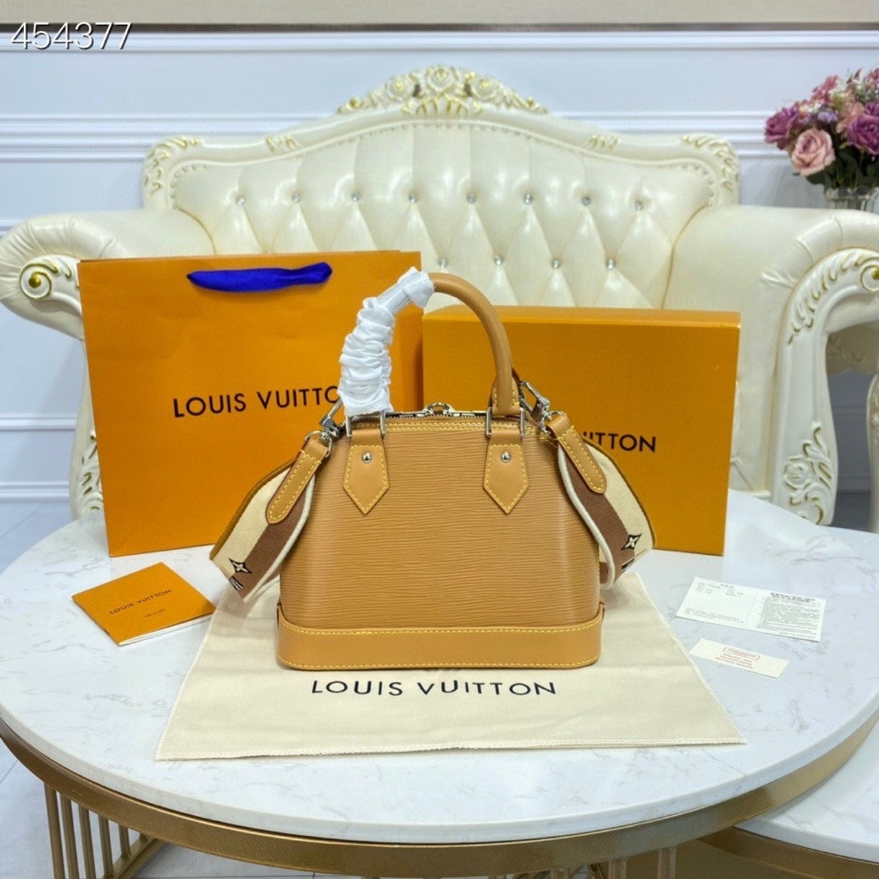 LV Alma GLAMI SunGlamIower Yellow For Women, WomenÃ¢â‚¬â„¢s Handbags, Shoulder And Crossbody Bags 9.3in/23.5cm LV M59358