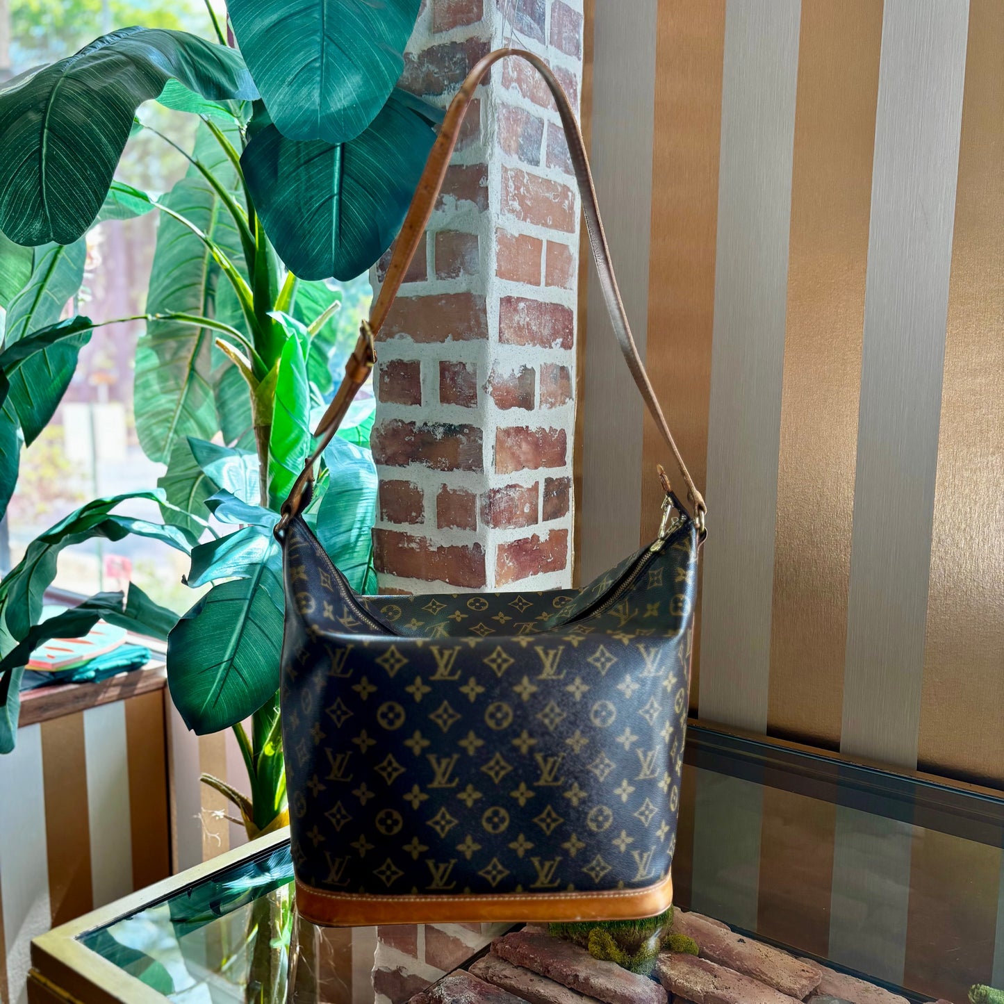 LOUIS VUITTON Monogram Amfar X Sharon Stone Shoulder Bag