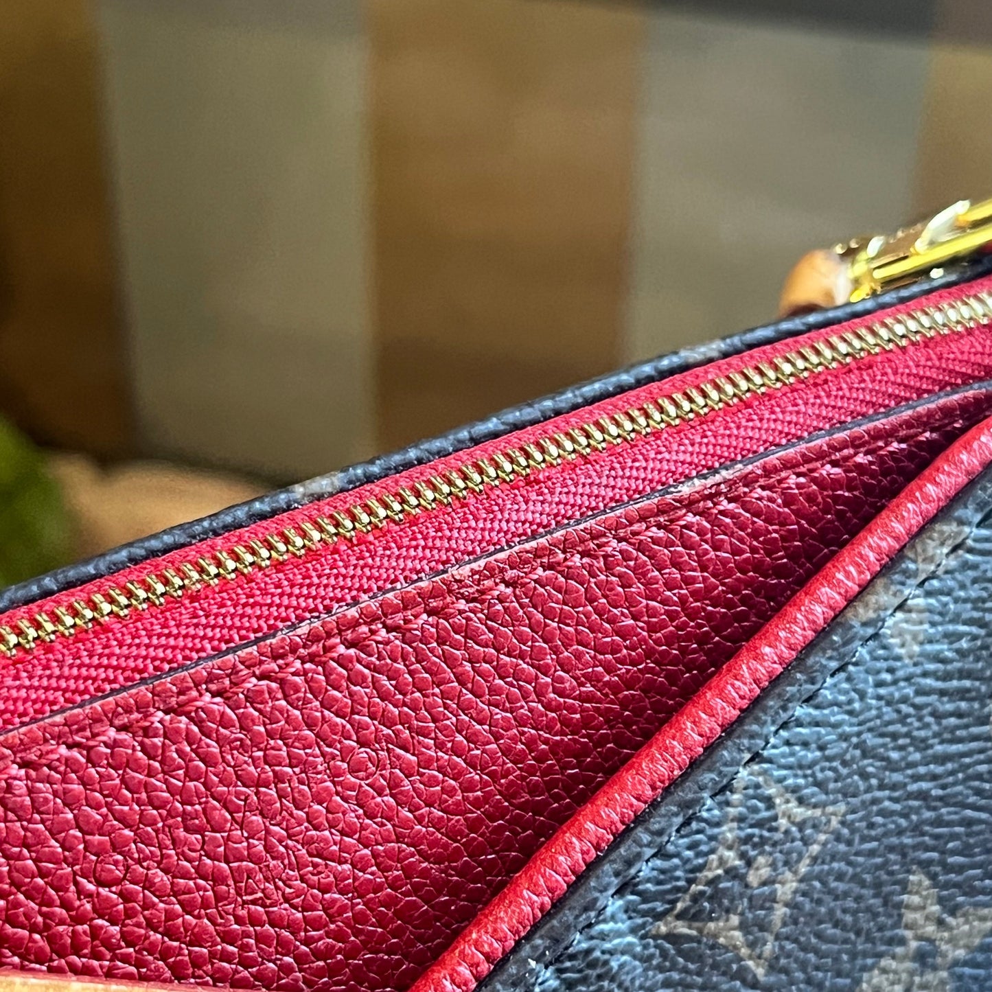 LOUIS VUITTON Pallas Clutch Monogram Canvas Crossbody