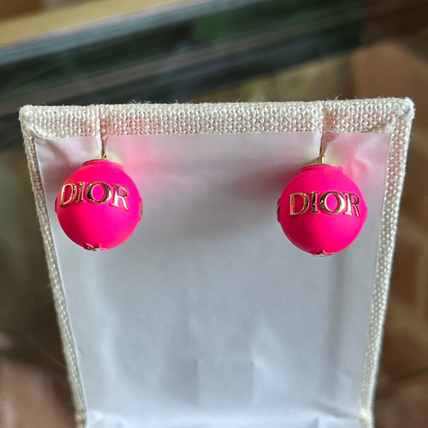 DIOR Tribales Pink Star Earrings