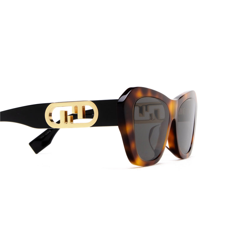 FENDI O'LOCK FE40064F HAVANA BLONDE SUNGLASSES
