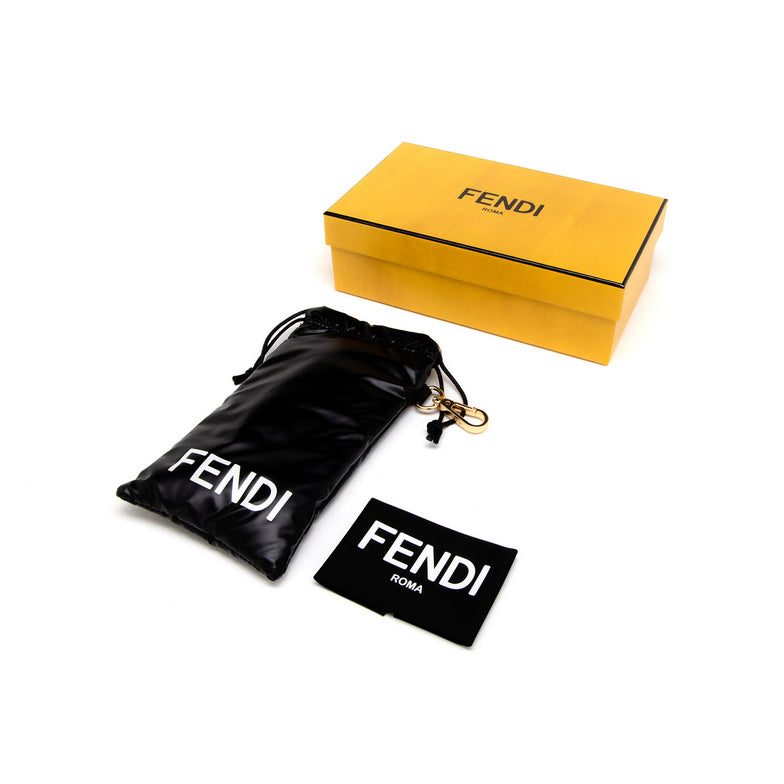 FENDI O'LOCK FE40064F HAVANA BLONDE SUNGLASSES