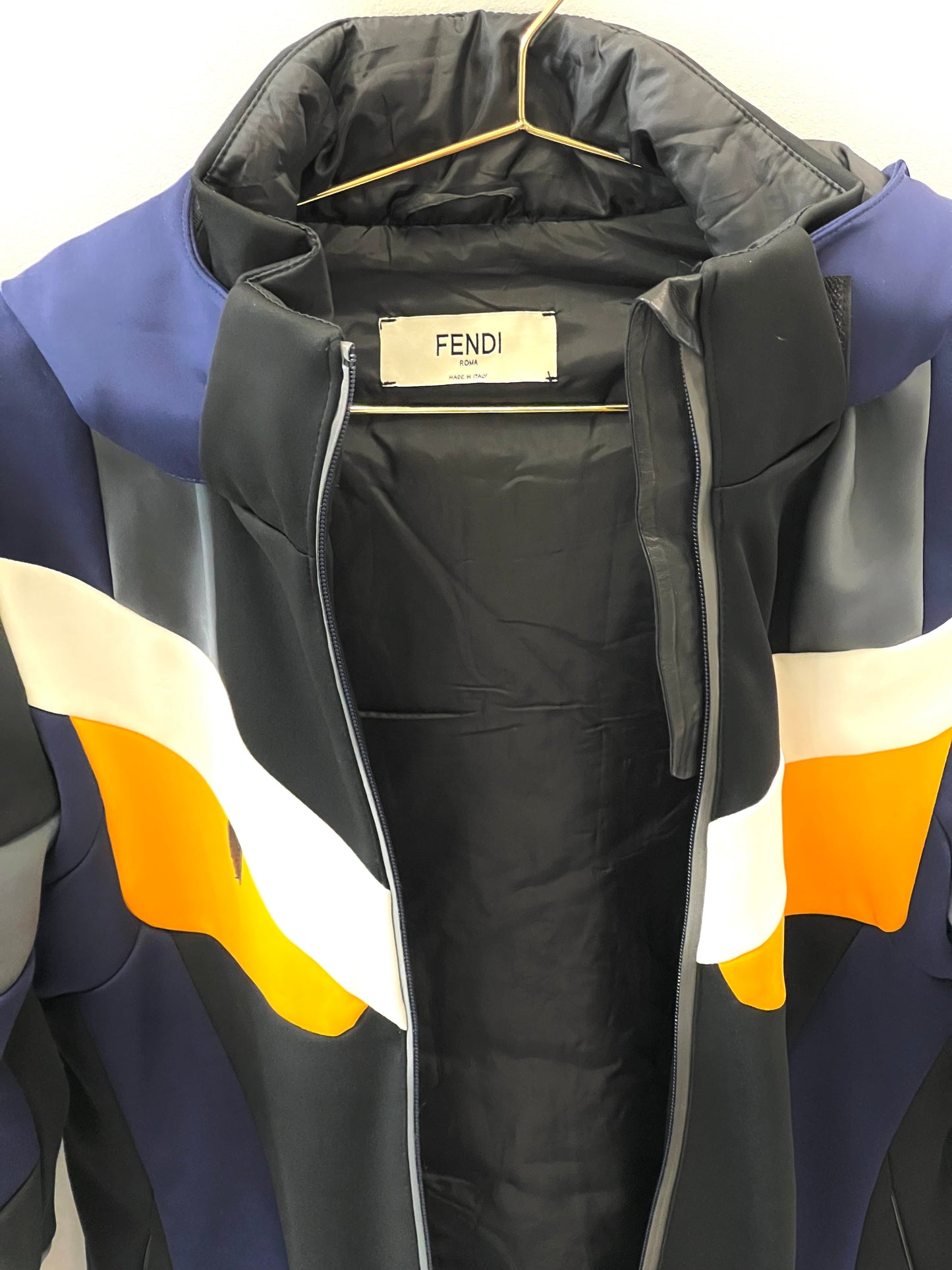 FENDI BAG BUGS ZIP UP JACKET