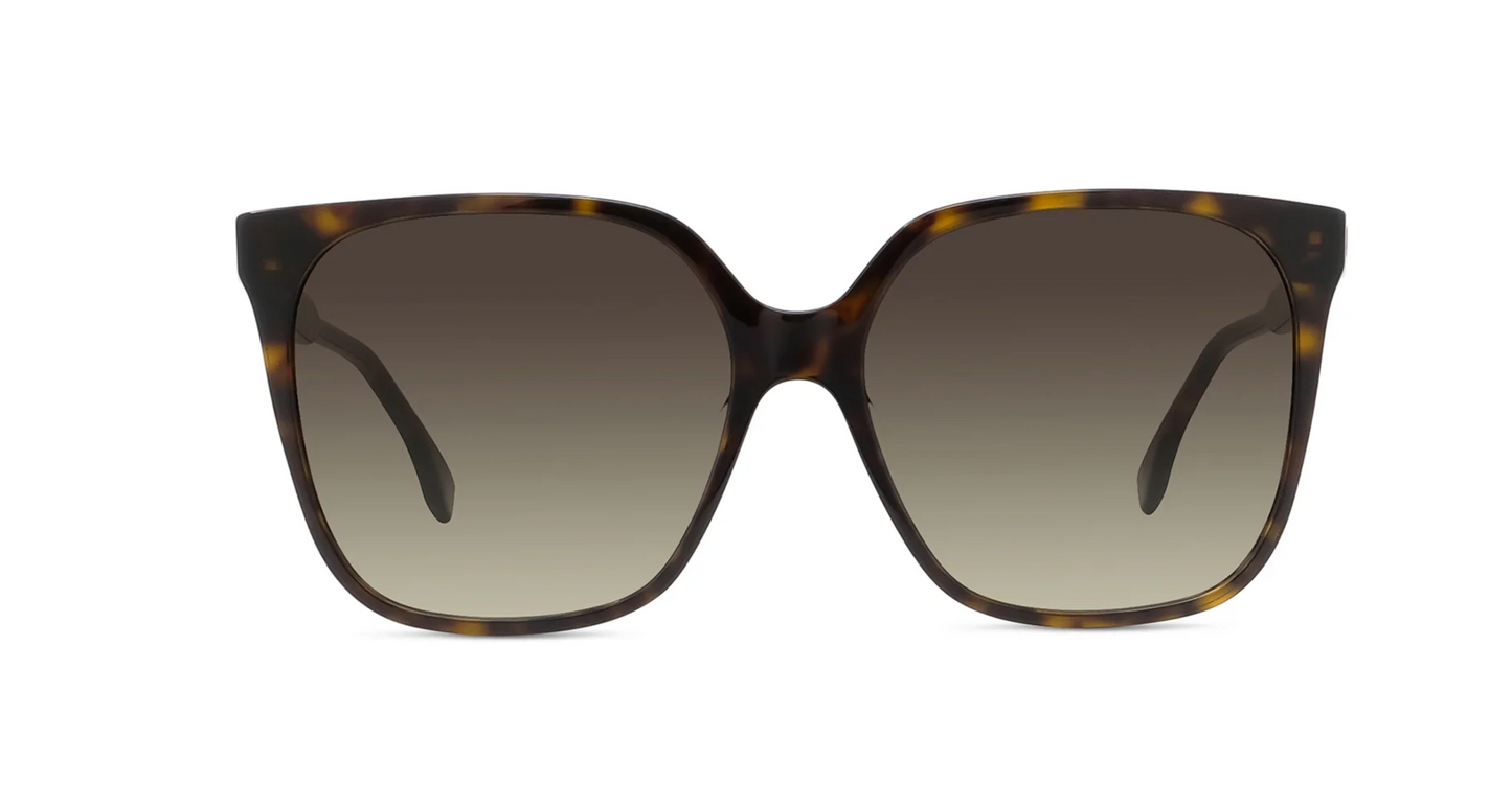 FENDI DARK HAVANA SUNGLASSES